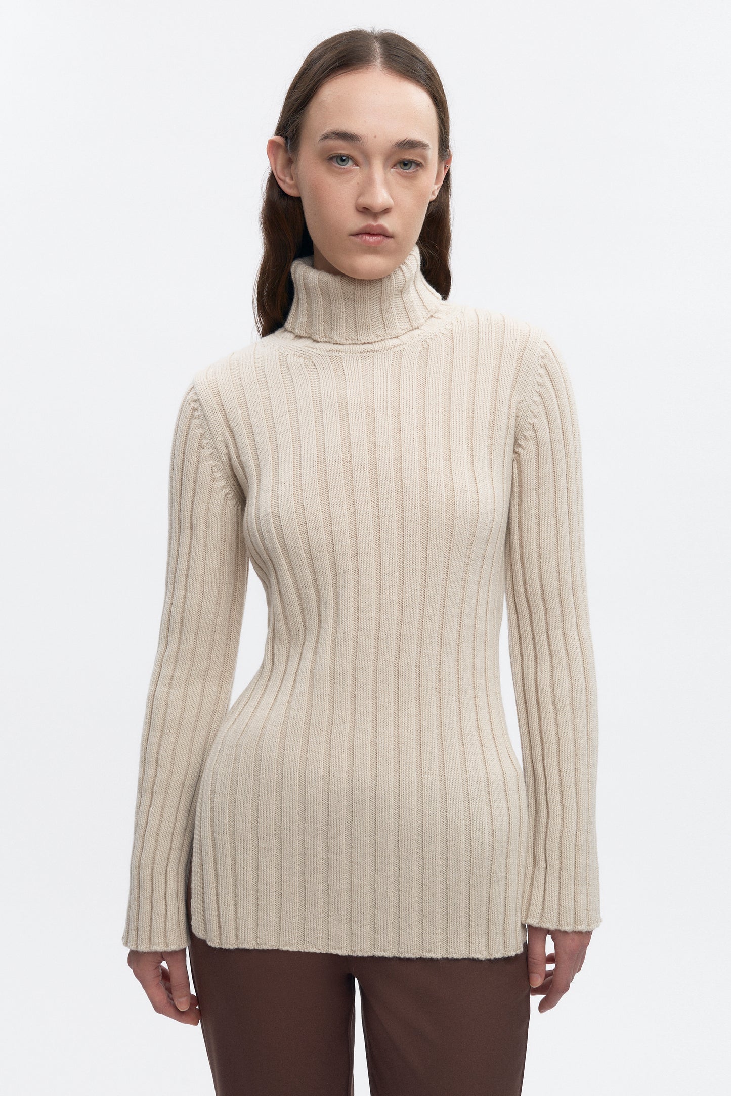 Women's 90's Turtleneck in Oat