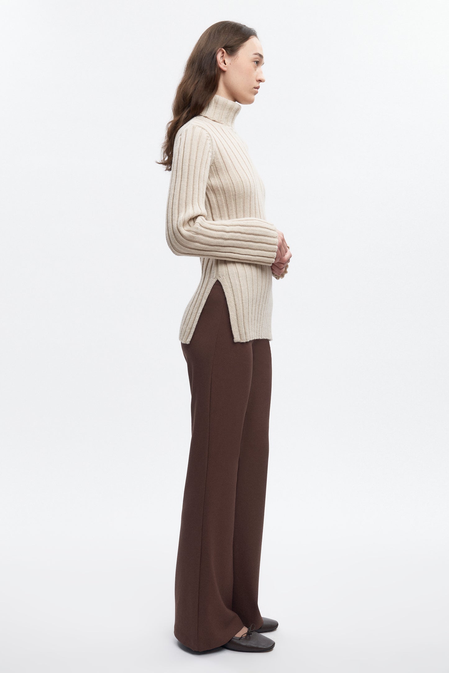 Women's 90's Turtleneck in Oat