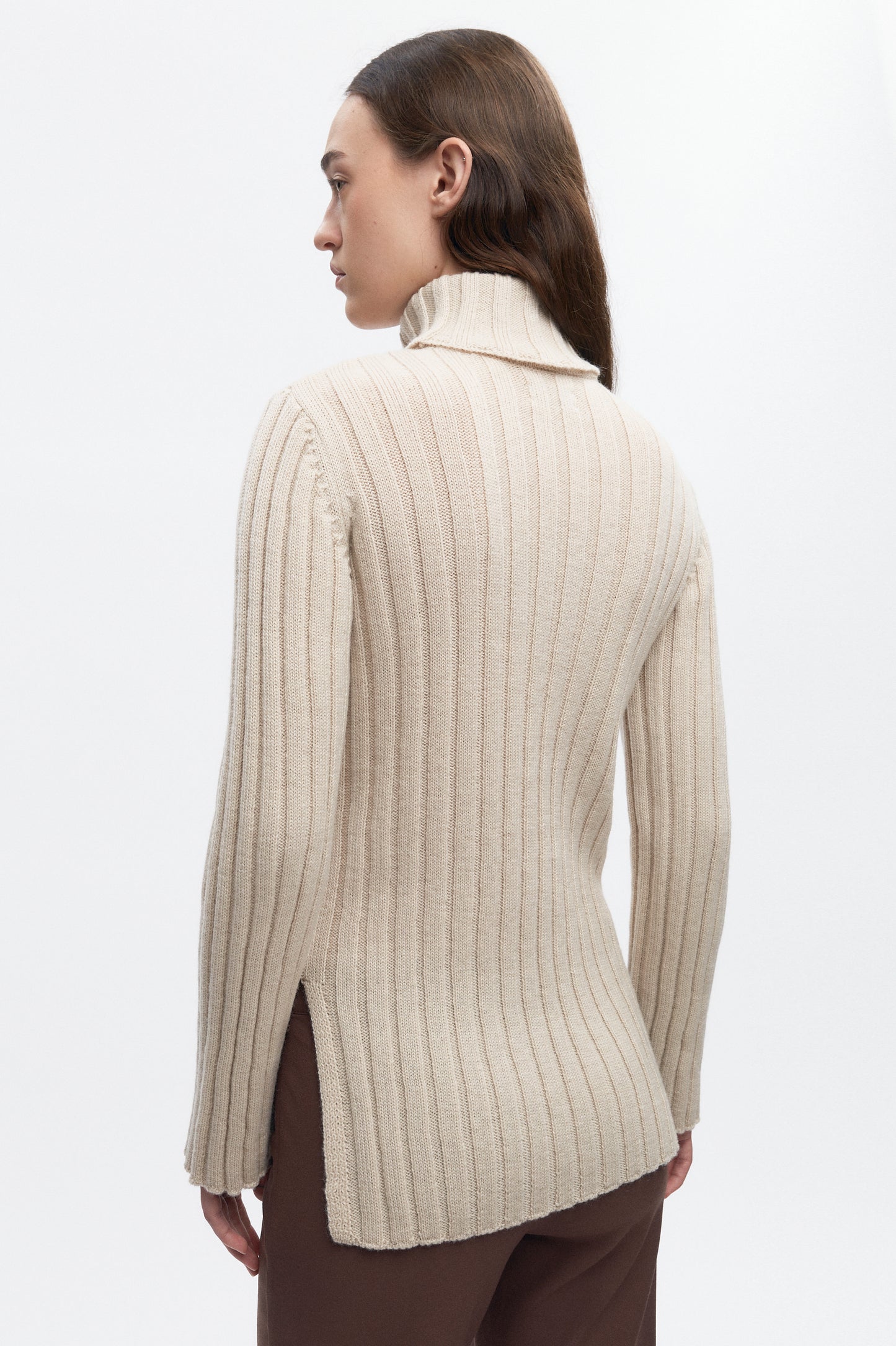 Women's 90's Turtleneck in Oat