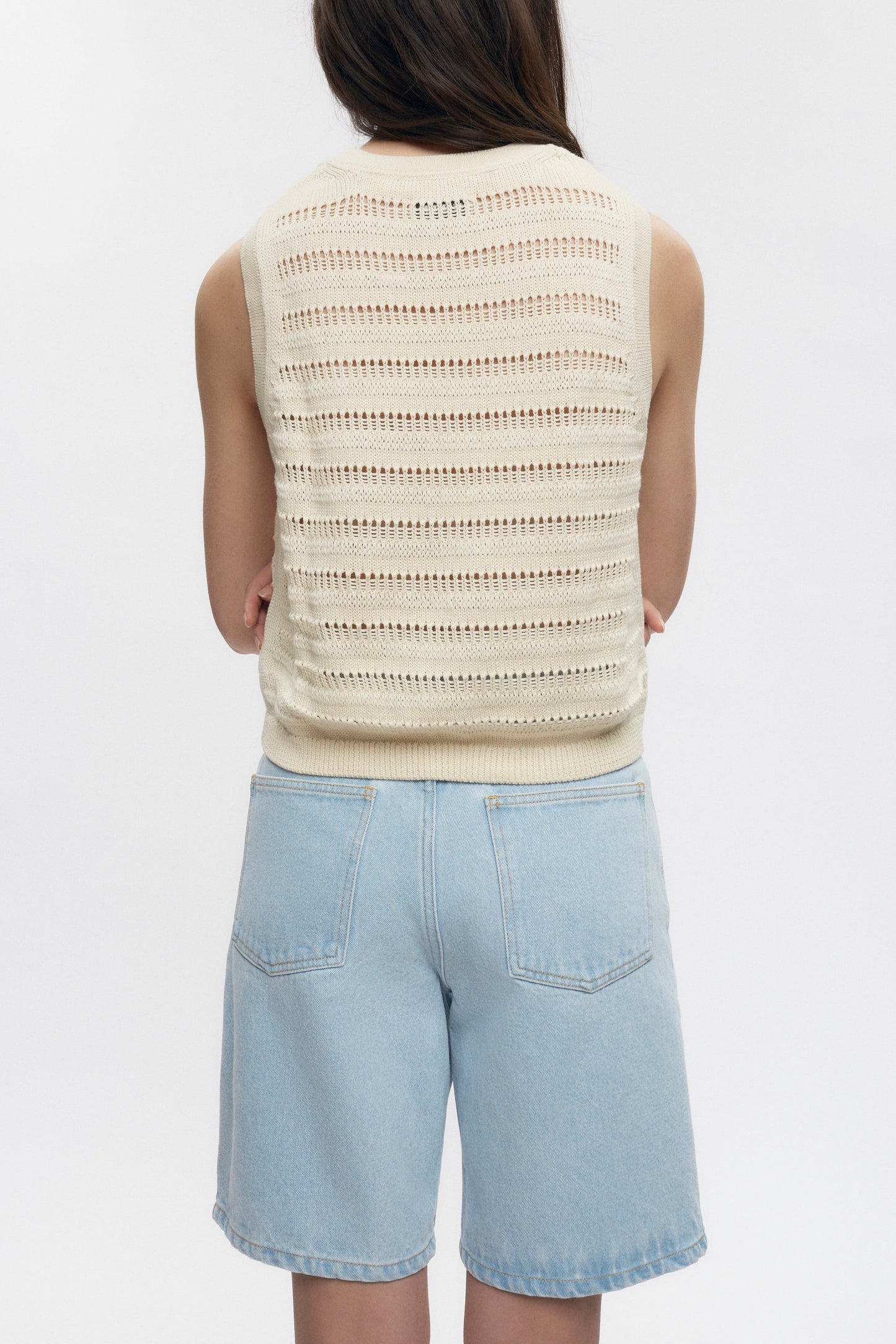 Women's Acacia Knit Tank in Natural