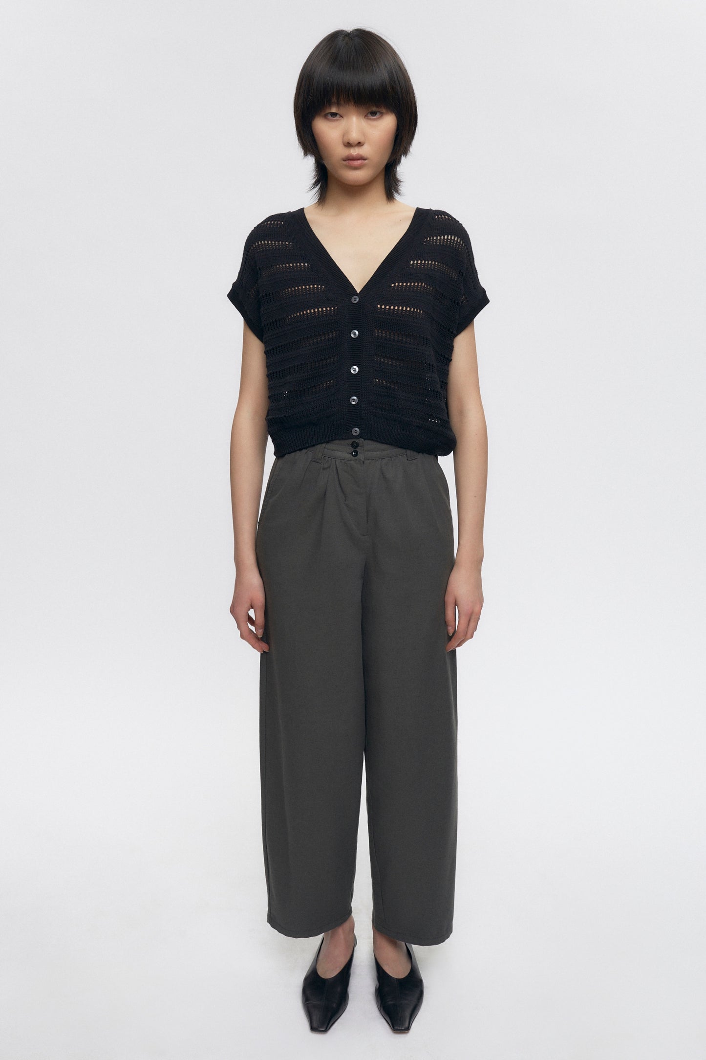 Women's Acacia Knit Vest in Black