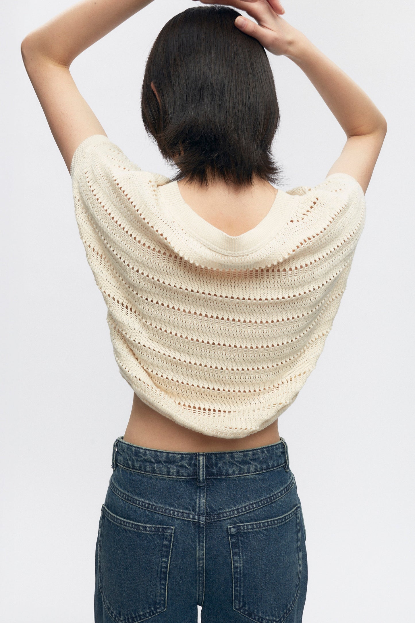 Women's Acacia Knit Vest in Natural