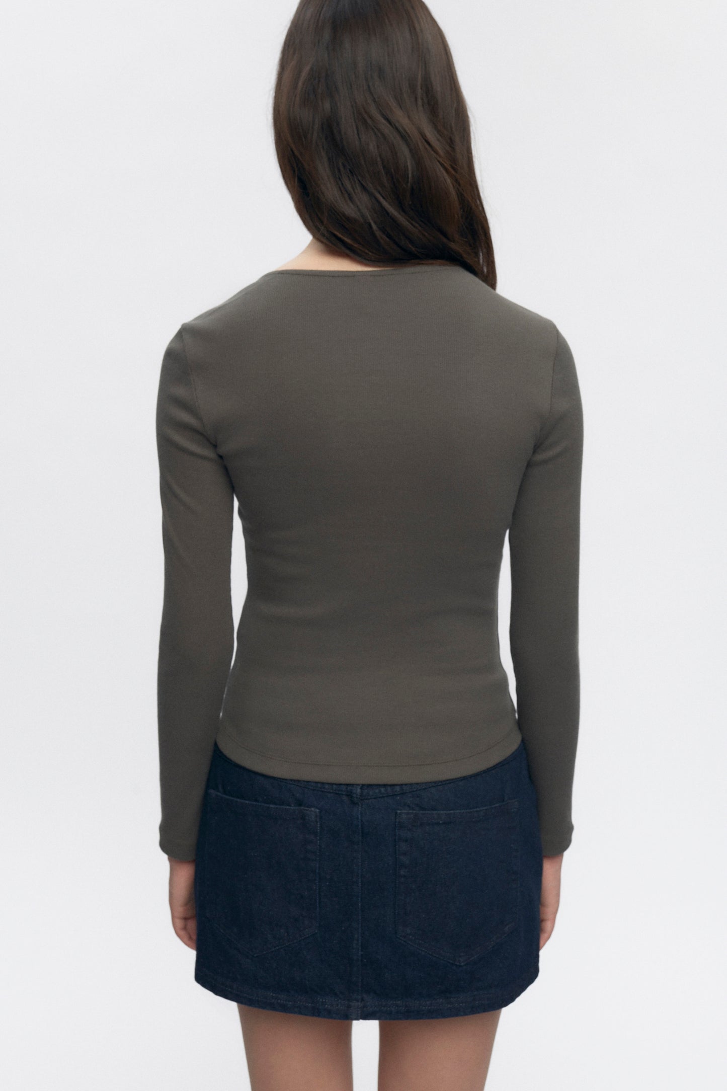 Women's Asymmetric Neckline in Beluga