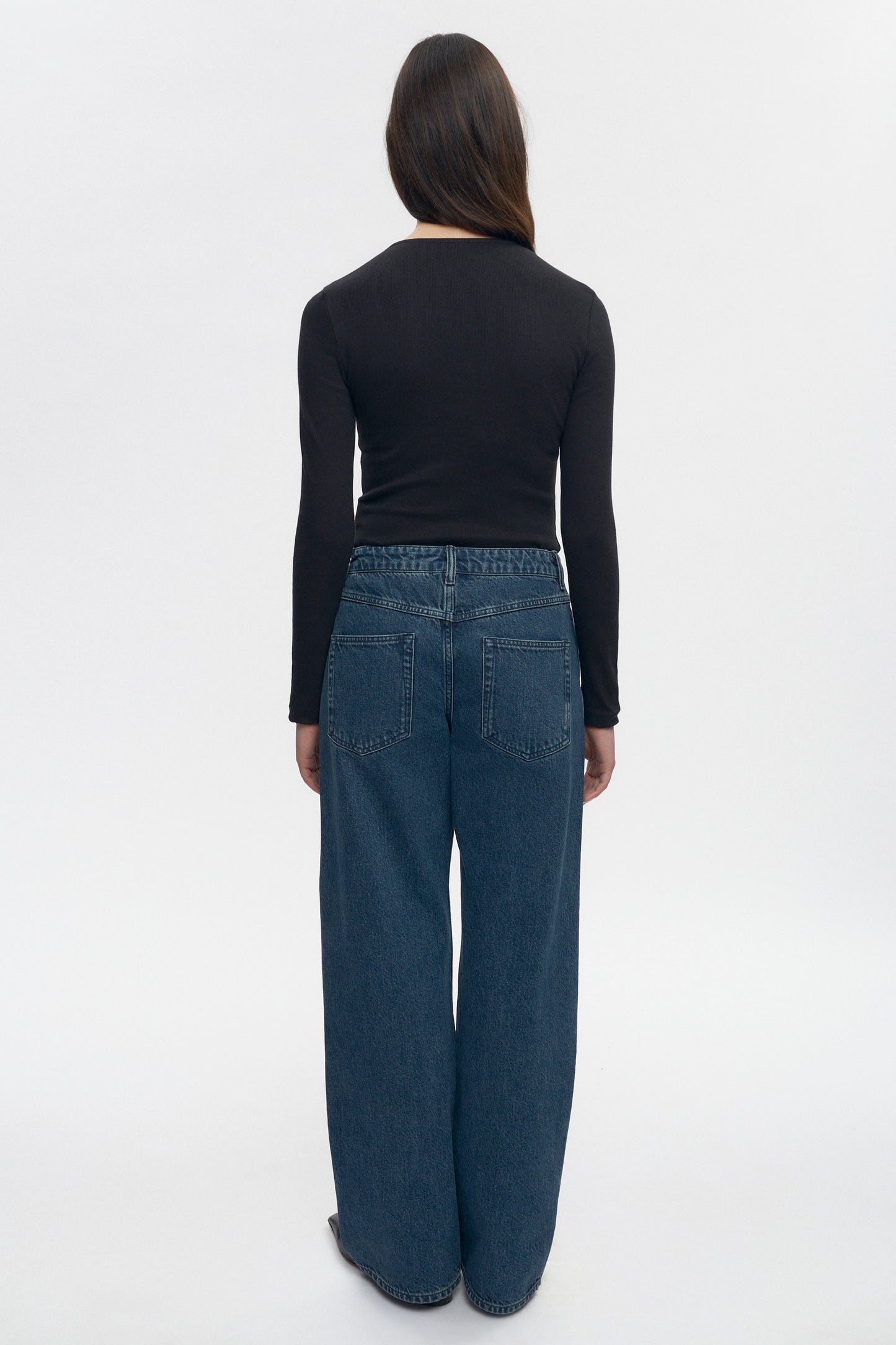 Women's Asymmetric Neckline in Black