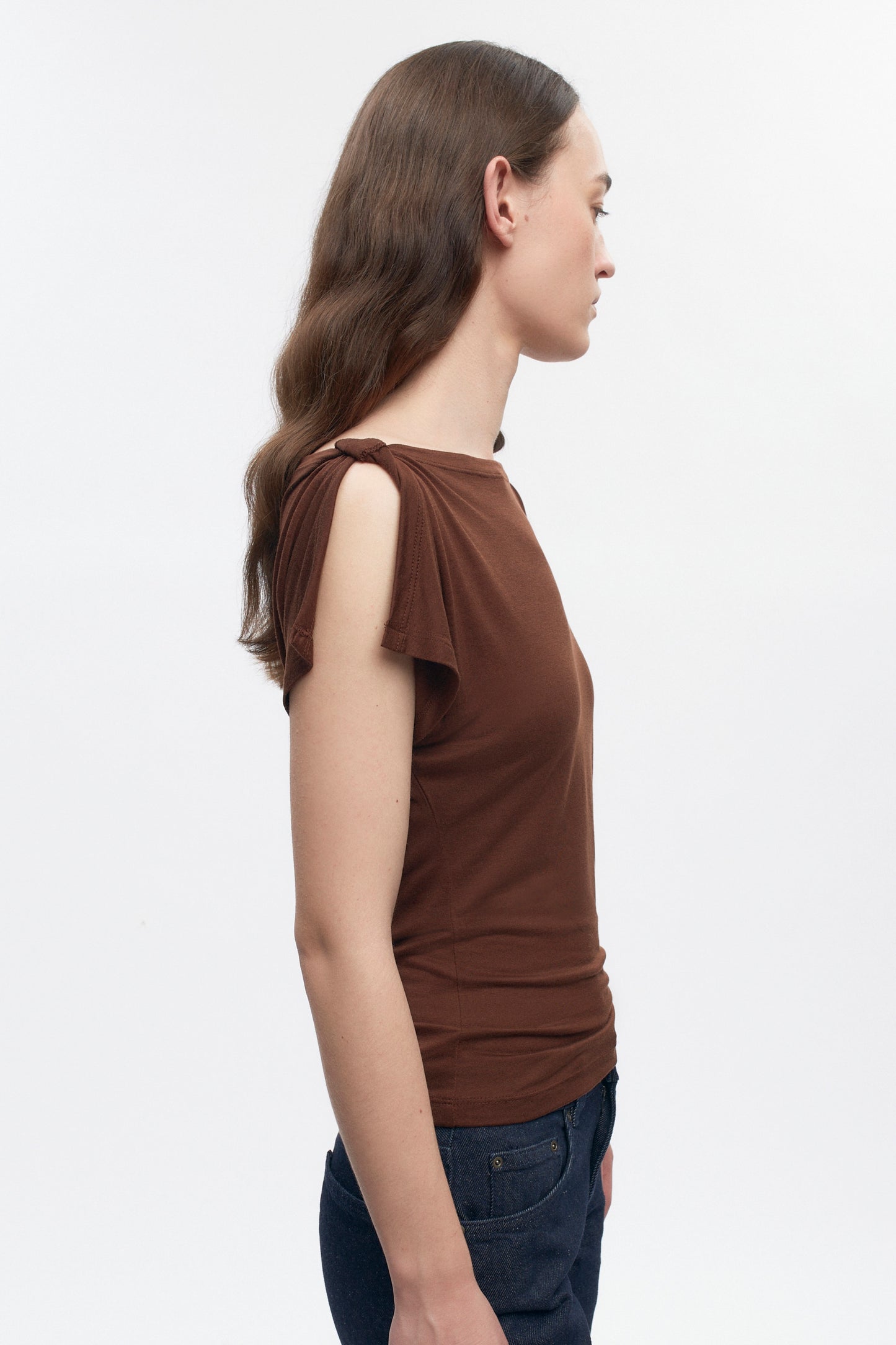 Women's Ayla Boatneck Top in Cocoa