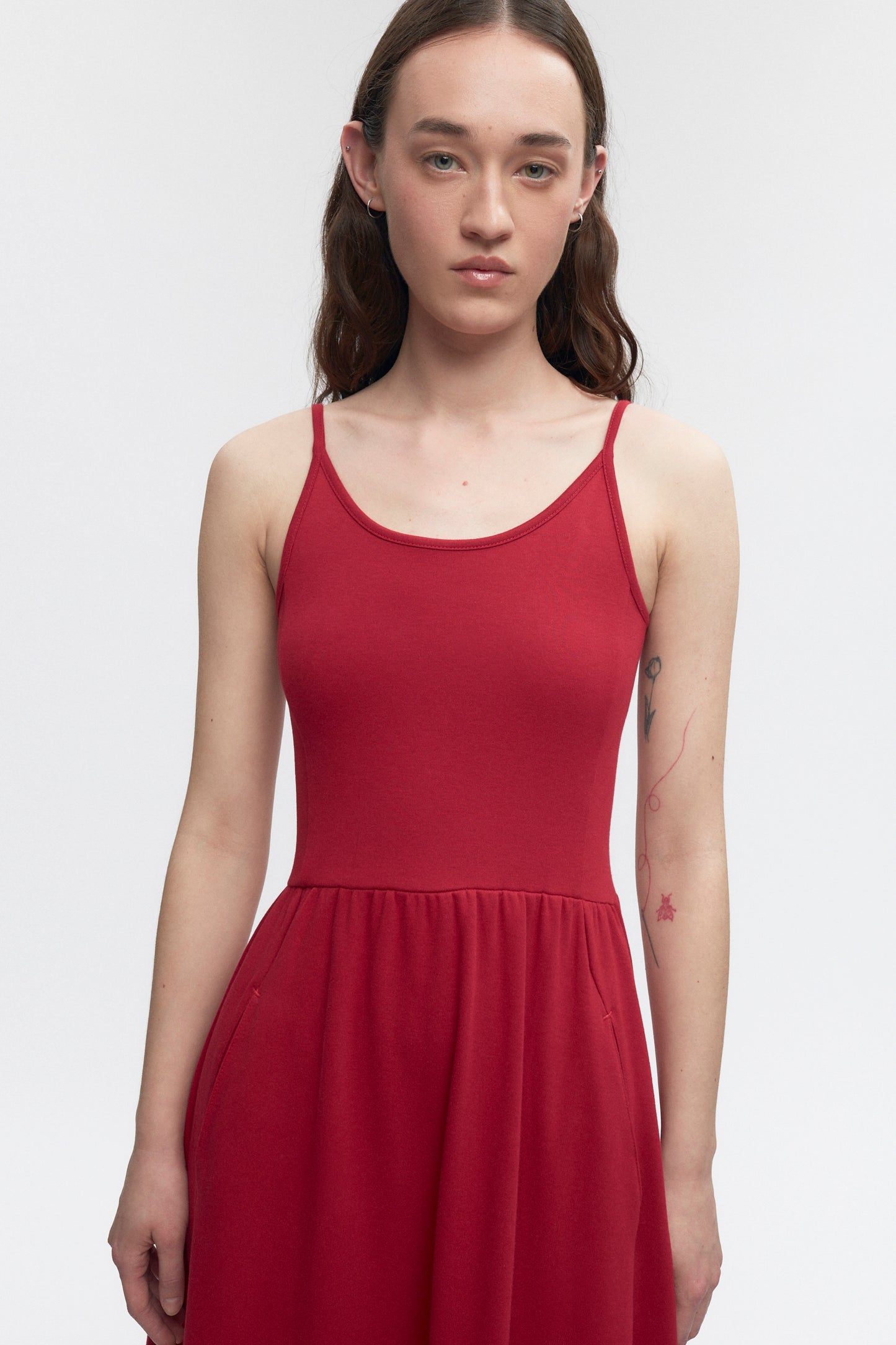 Women's Ballet Dress in Jester Red