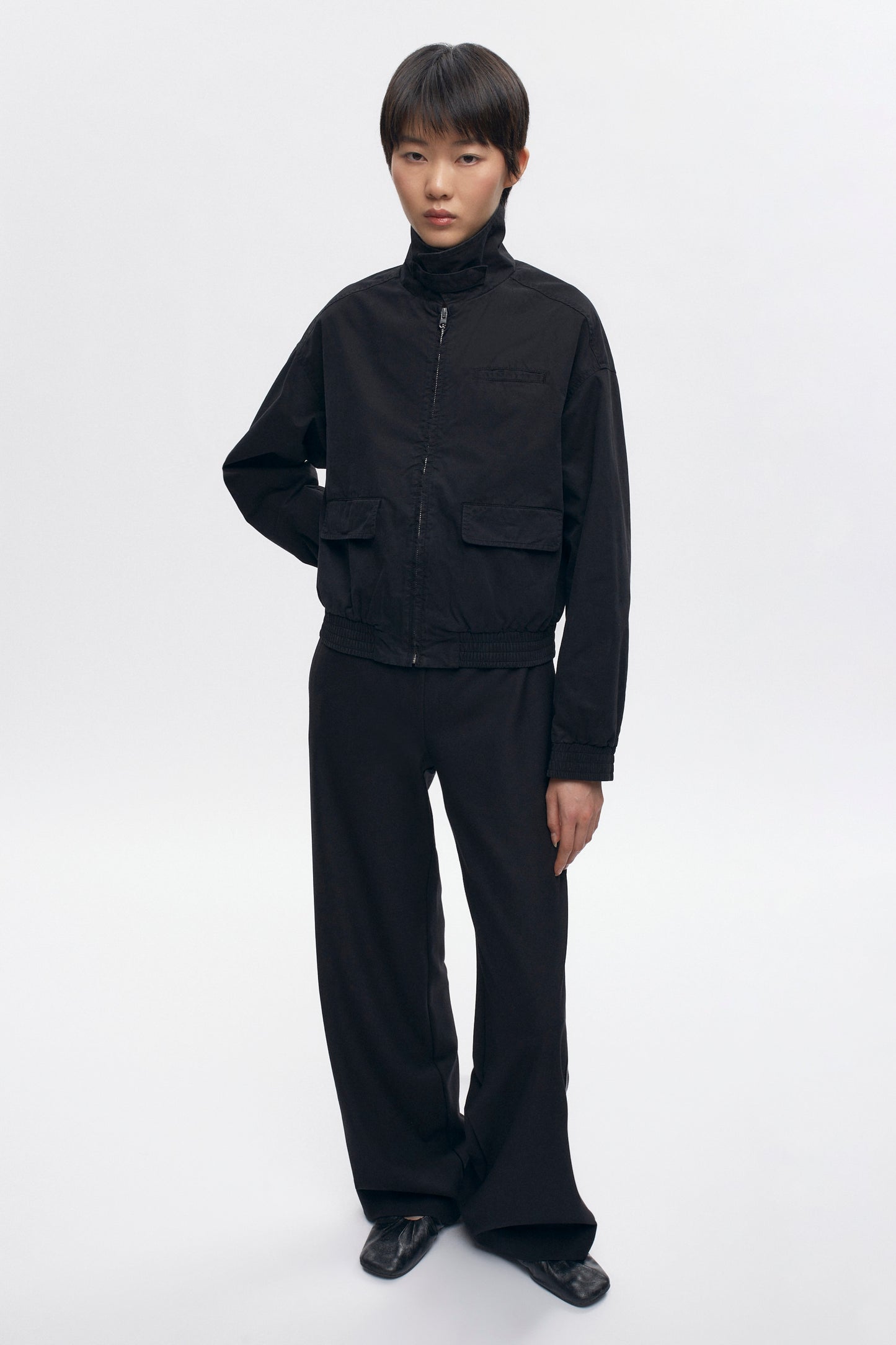 Women's Bomber Jacket in Black