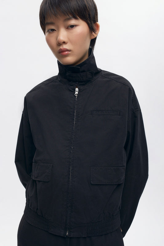 Women's Bomber Jacket in Black