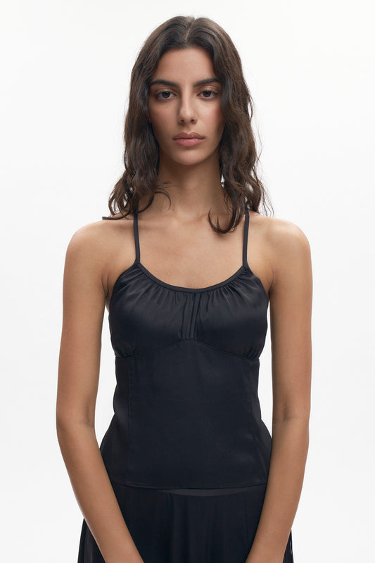 Women's Cleo Top  in Black