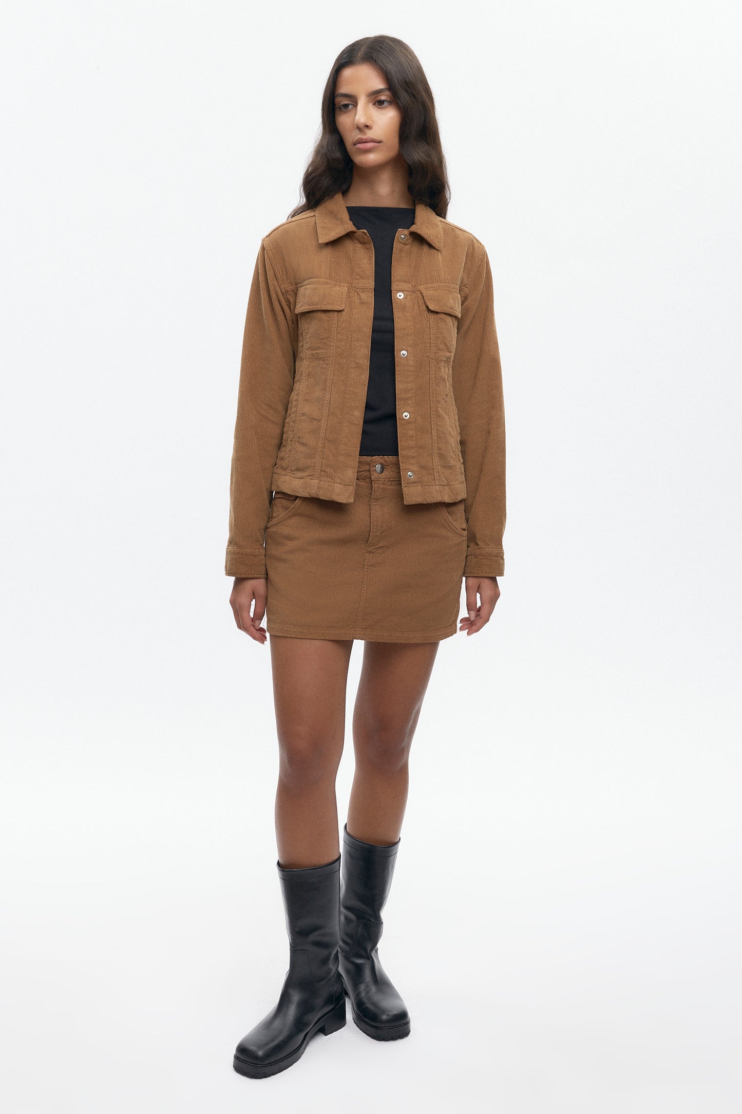 Women's Cord Jacket in Otter