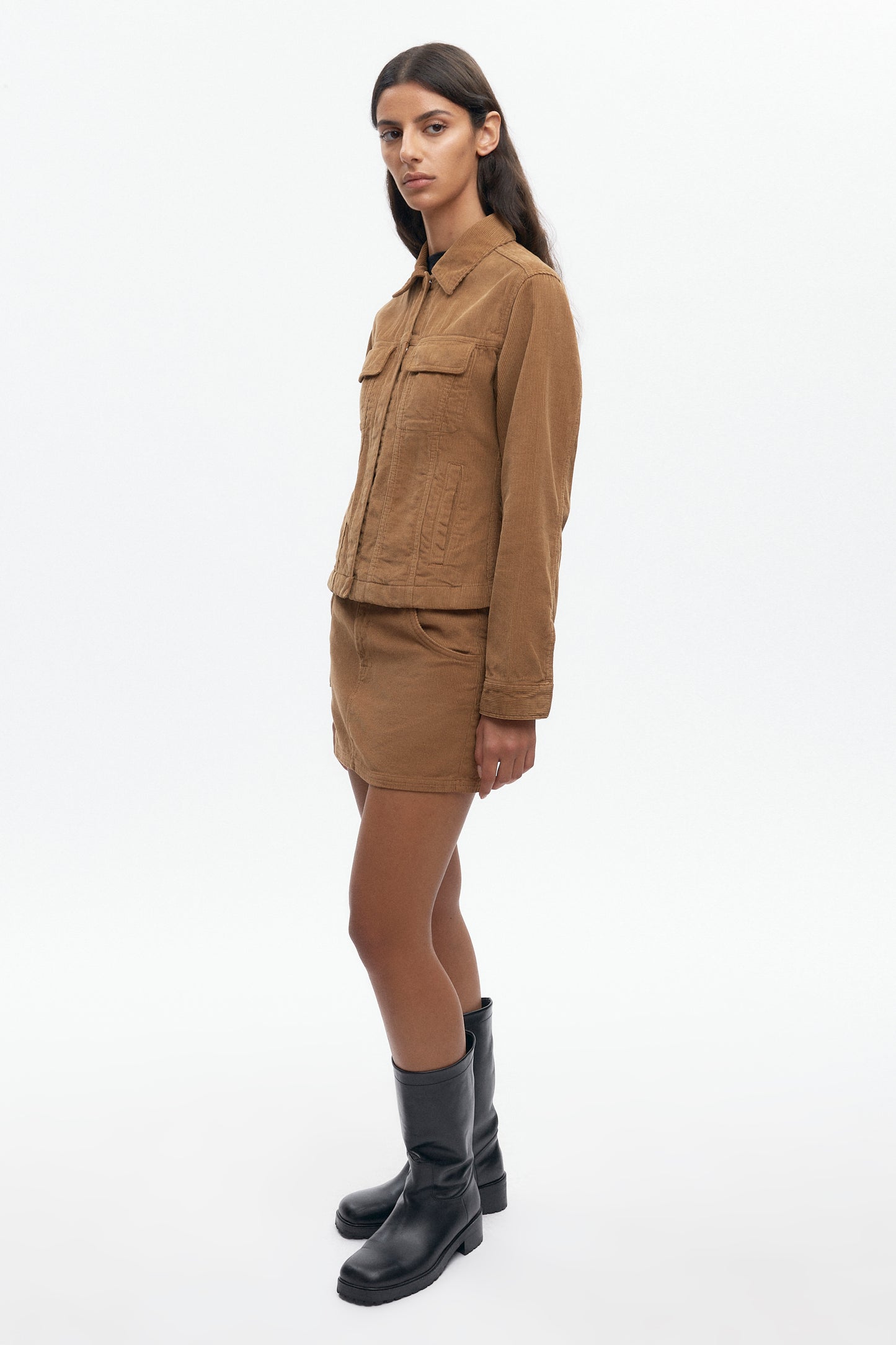 Women's Cord Jacket in Otter