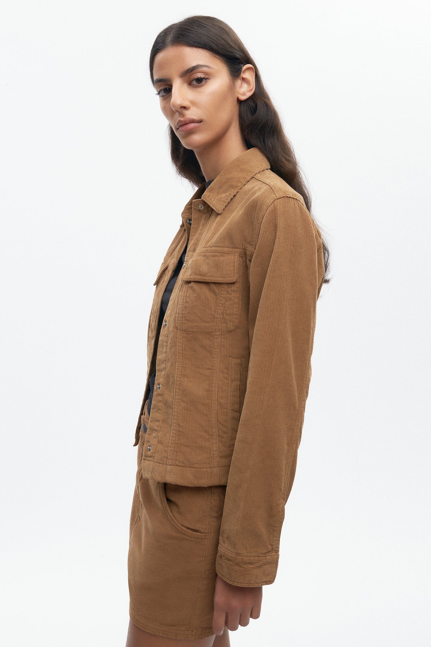 Women's Cord Jacket in Otter