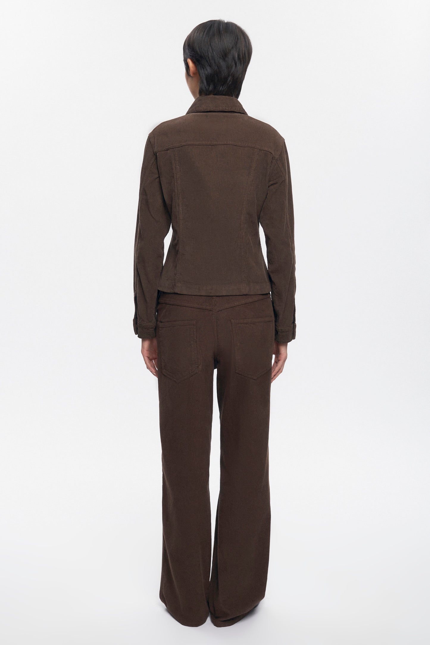 Women's Cord Taba Pant  in Coffee Bean