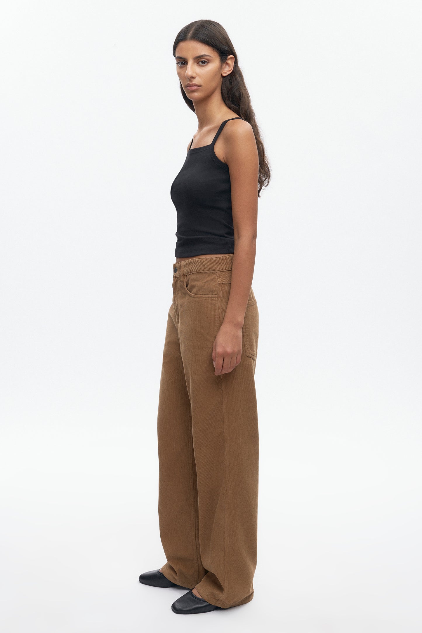 Women's Cord Taba Pant  in Otter