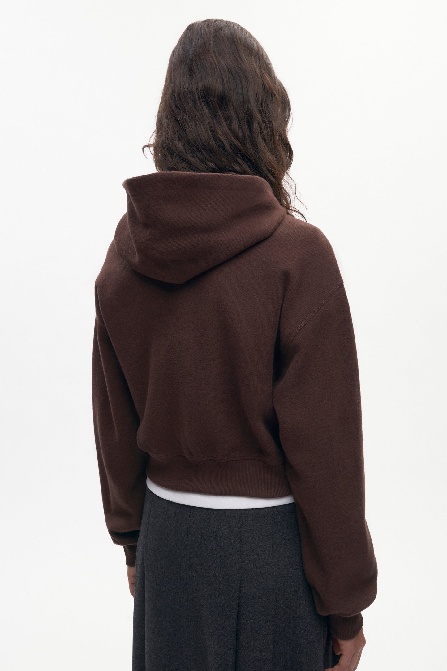 Women's Cozy Zip Hoodie in Coffee Bean