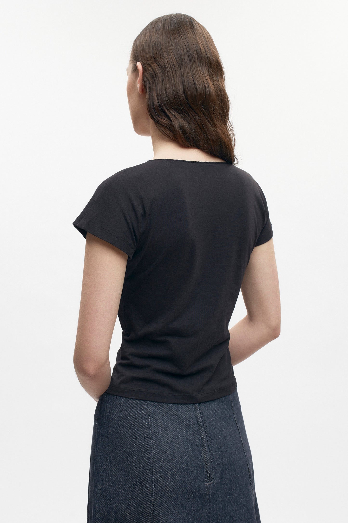 Women's Dalila Twist Top in Black