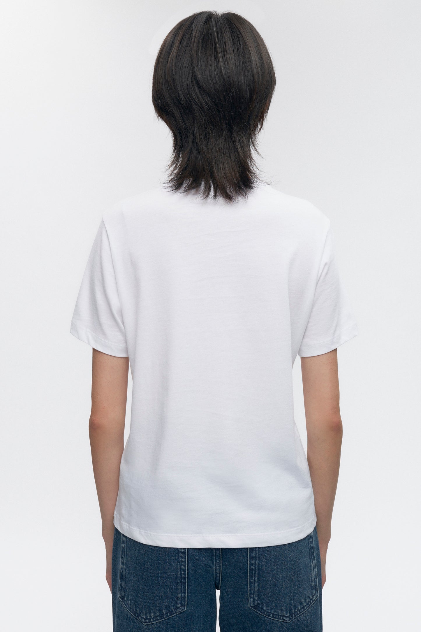 Women's Essential Crew in White