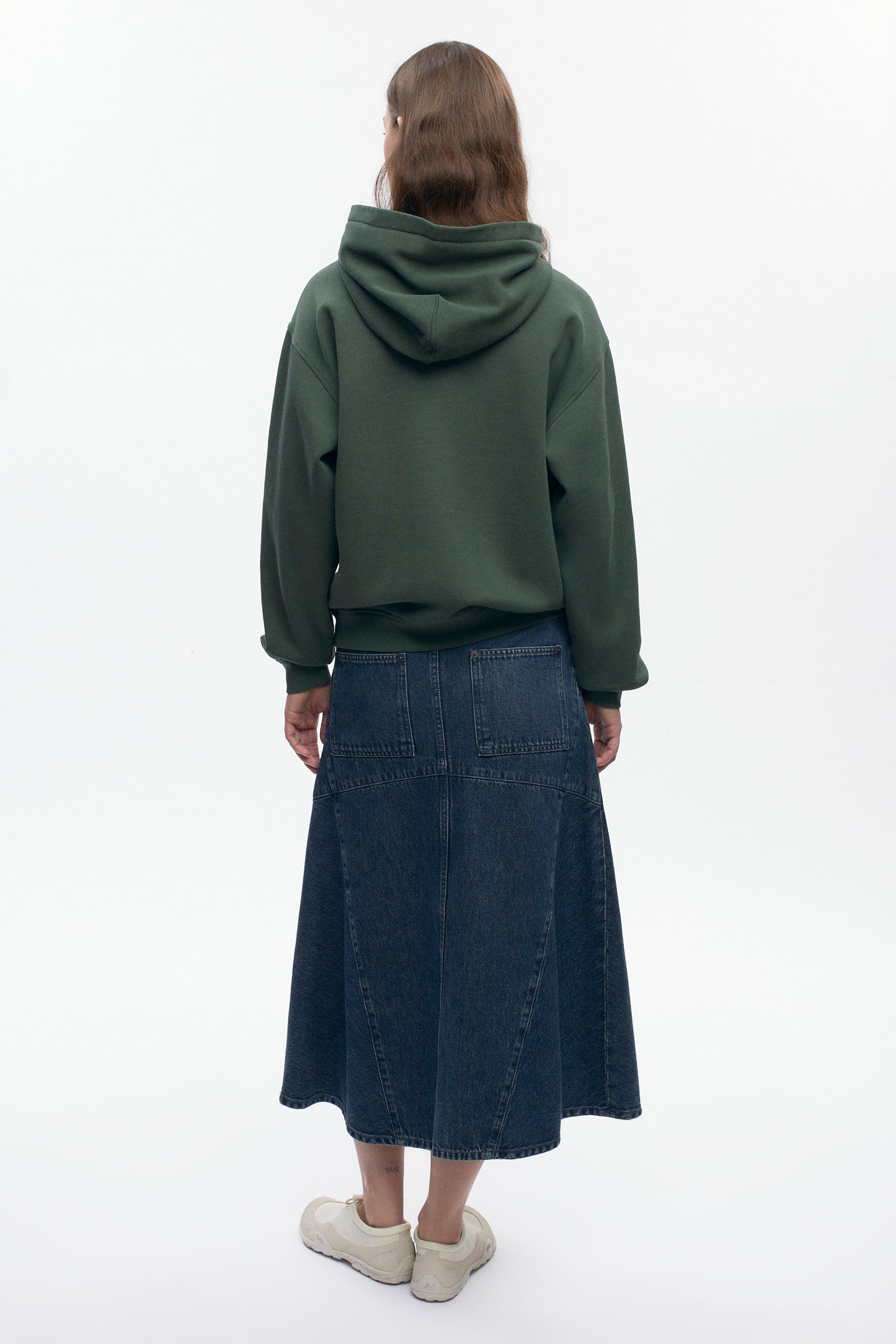 Women's Essential Hoodie in Bottle Green