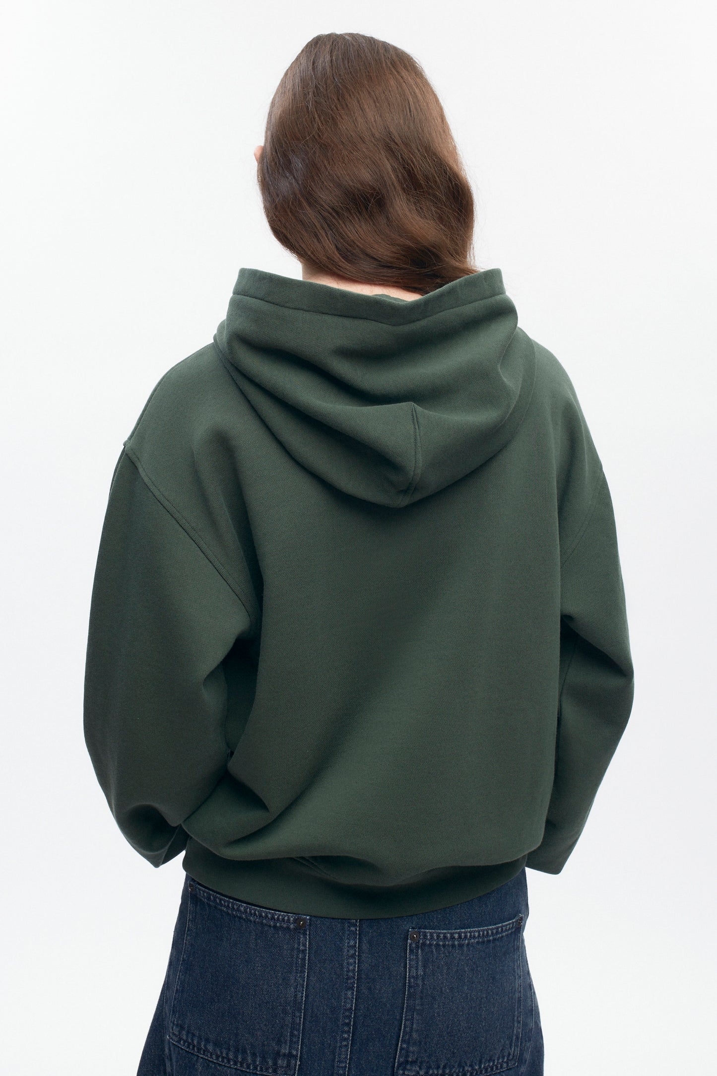 Women's Essential Hoodie in Bottle Green