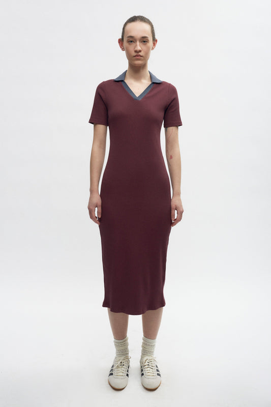 Women's Garden City Dress in Plum/Dark Dusk