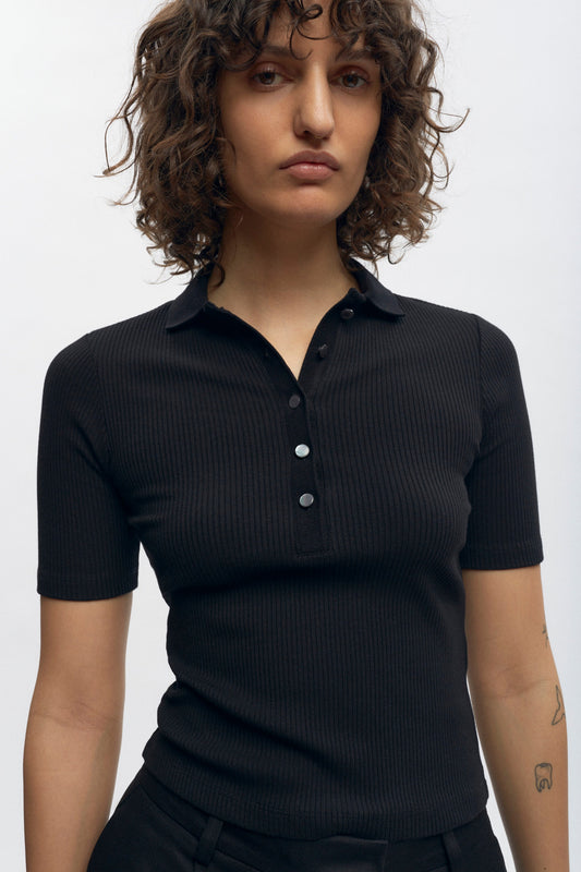 Women's Garden City Polo in Black