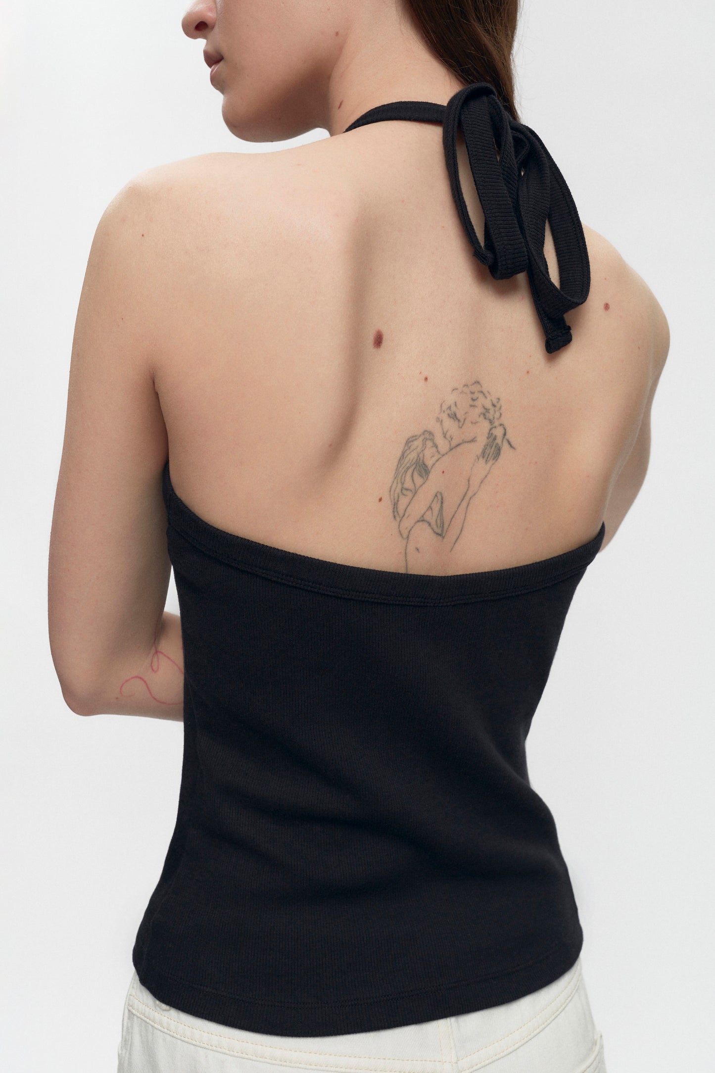 Women's Halter Tank in Black