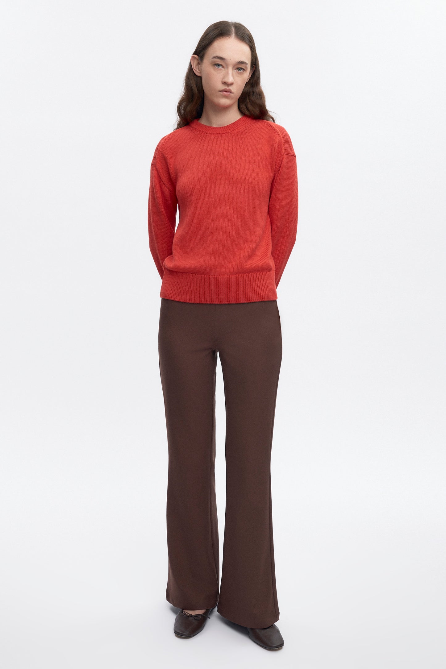 Women's Hamatah Sweater in Fiery Red