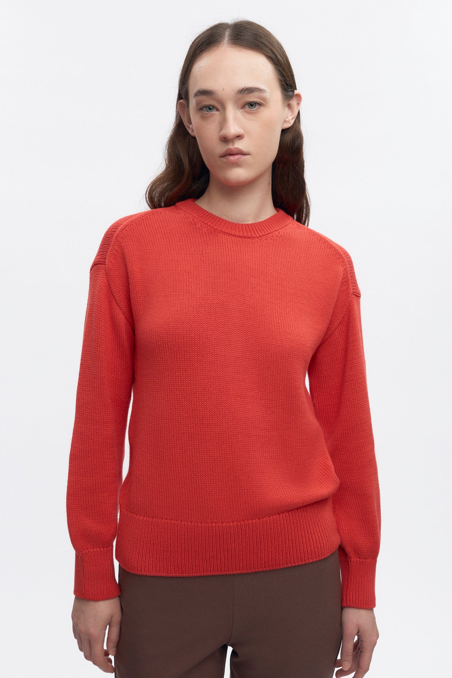 Women's Hamatah Sweater in Fiery Red