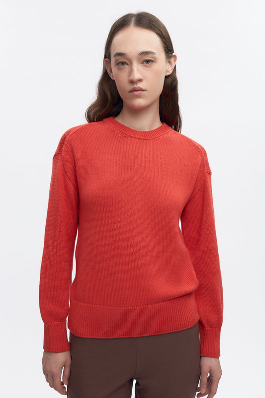 Women's Hamatah Sweater in Fiery Red