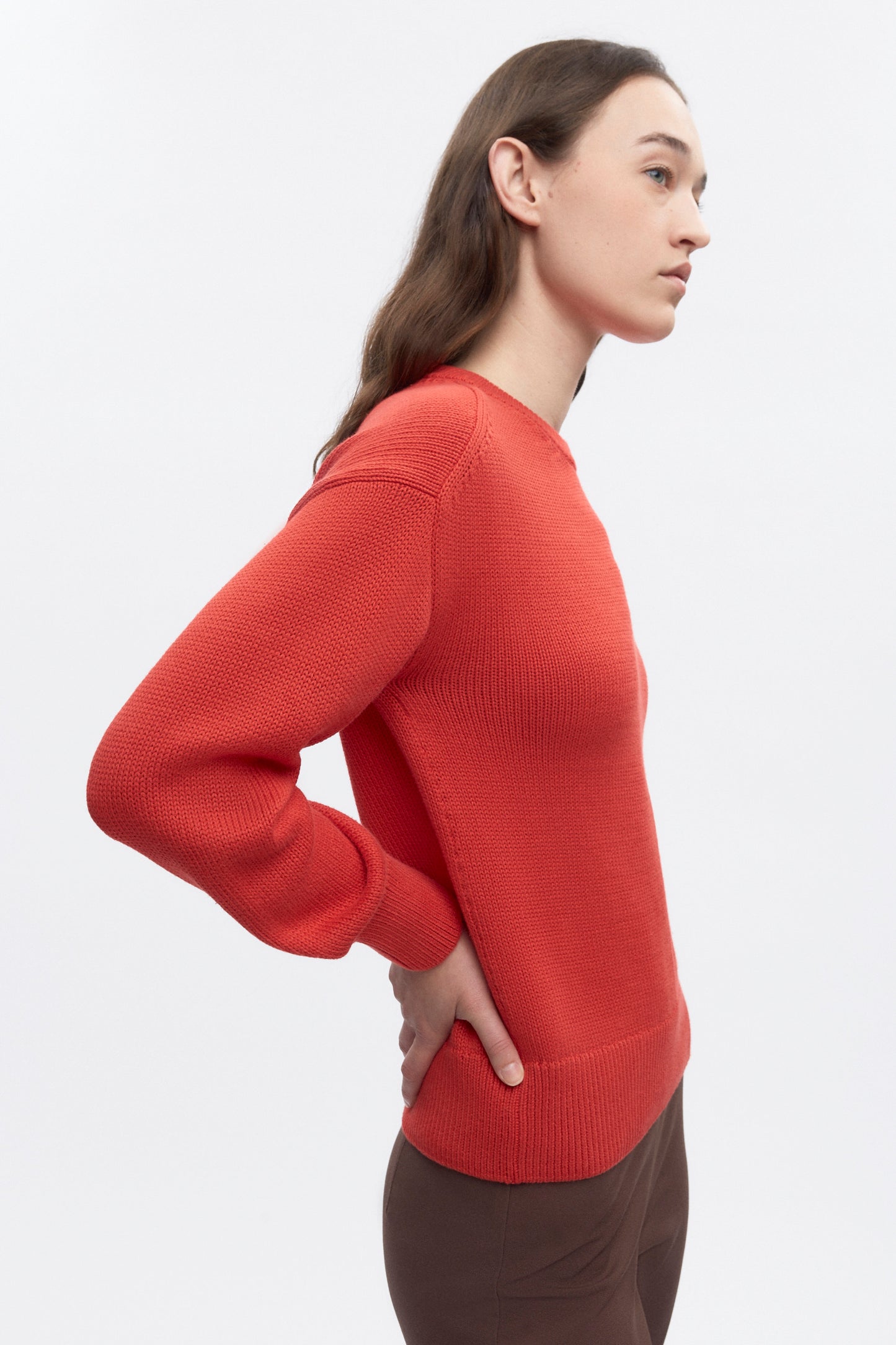 Women's Hamatah Sweater in Fiery Red