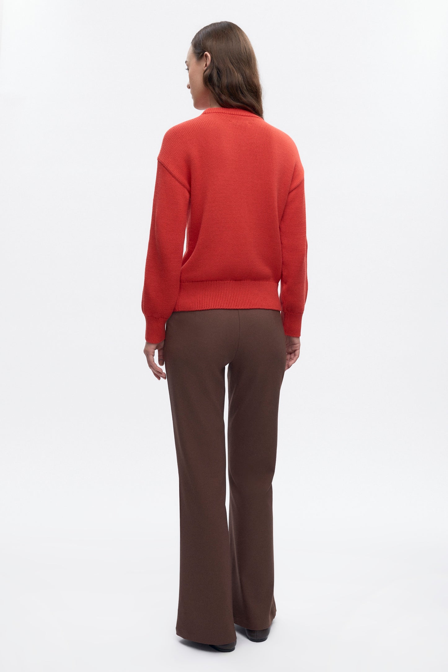 Women's Hamatah Sweater in Fiery Red