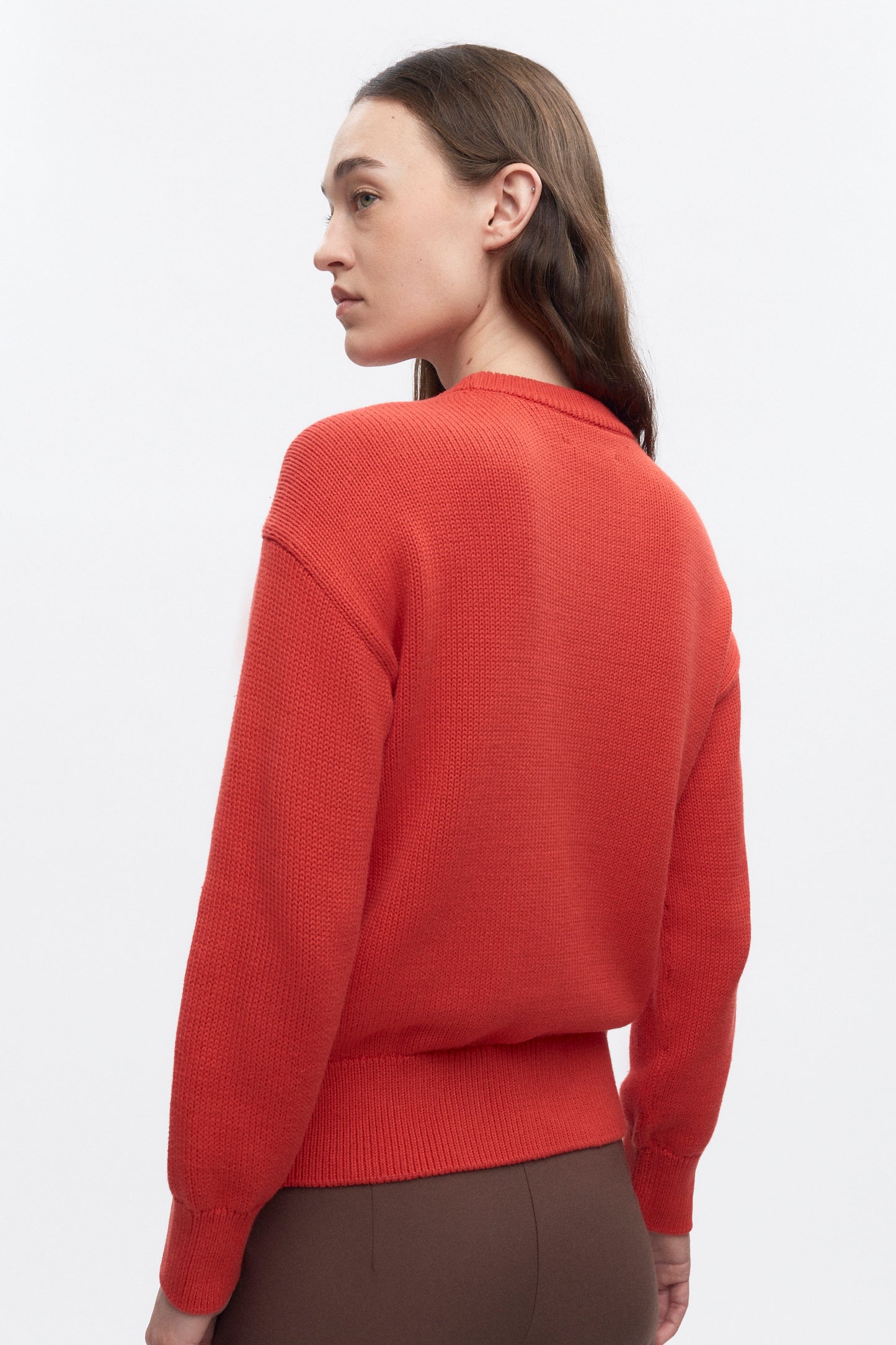 Women's Hamatah Sweater in Fiery Red