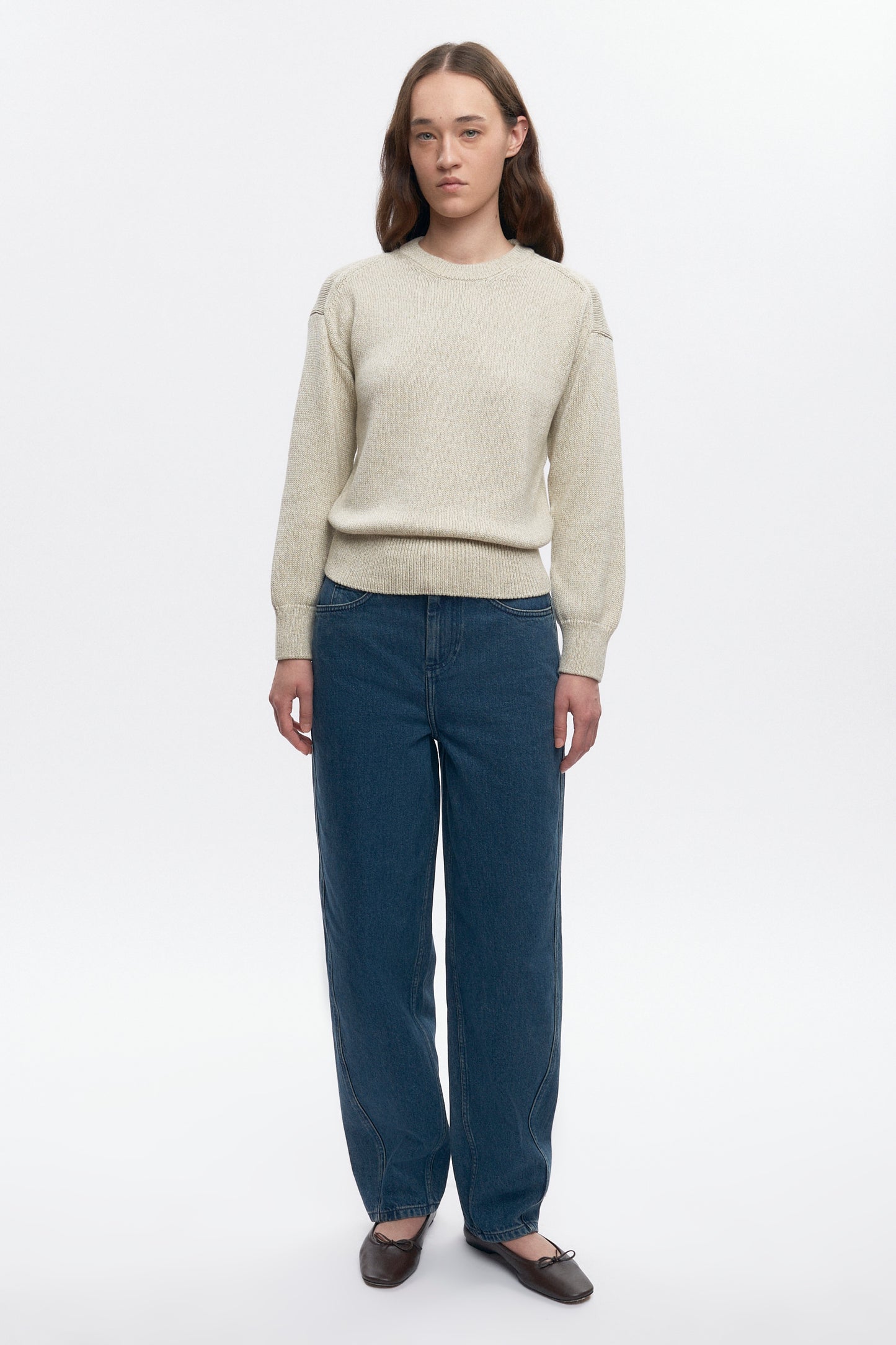 Women's Hamatah Sweater in Oat Melange