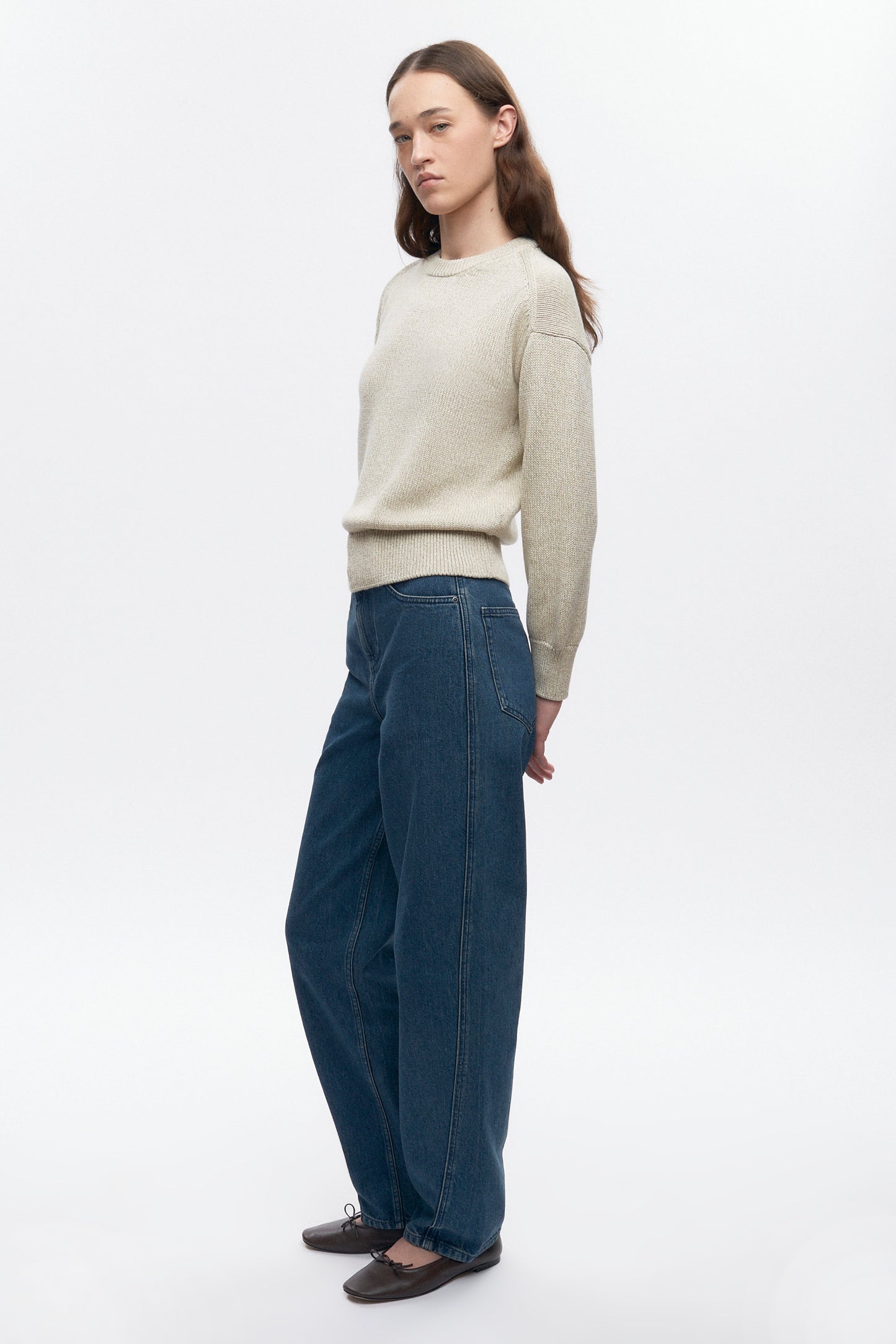 Women's Hamatah Sweater in Oat Melange