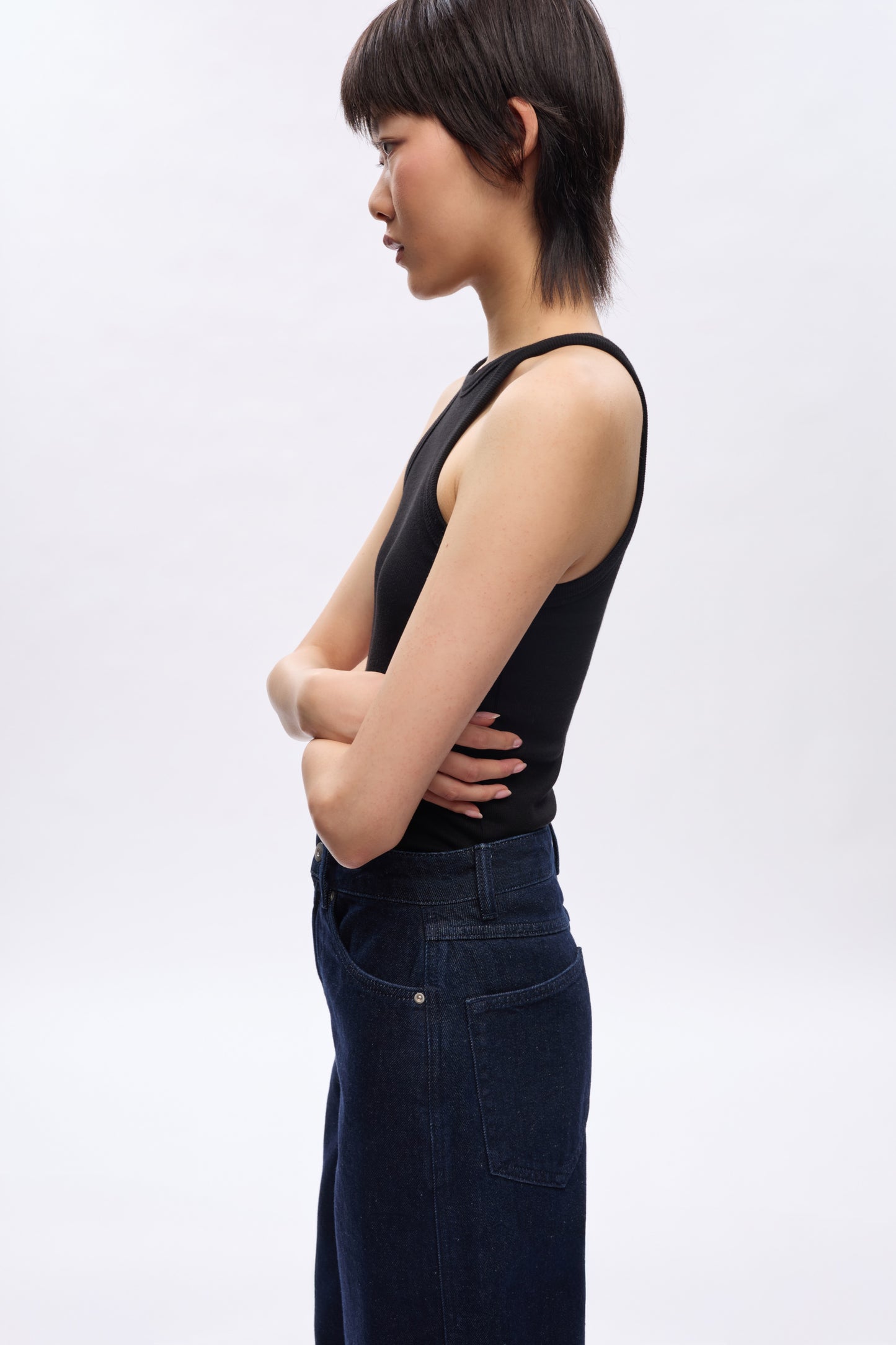 Women's Jasmine Tank in Black