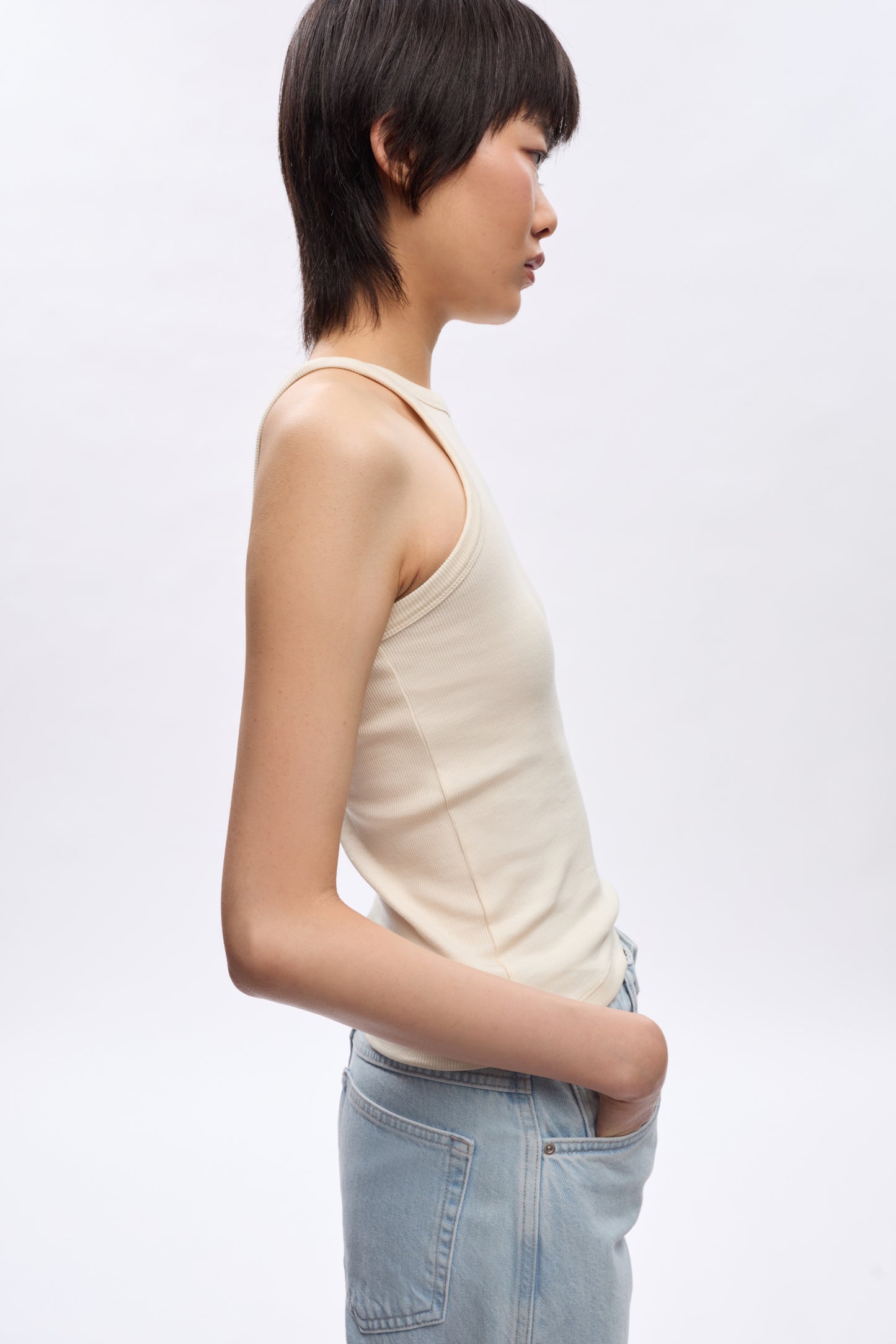 Women's Jasmine Tank in Marshmallow