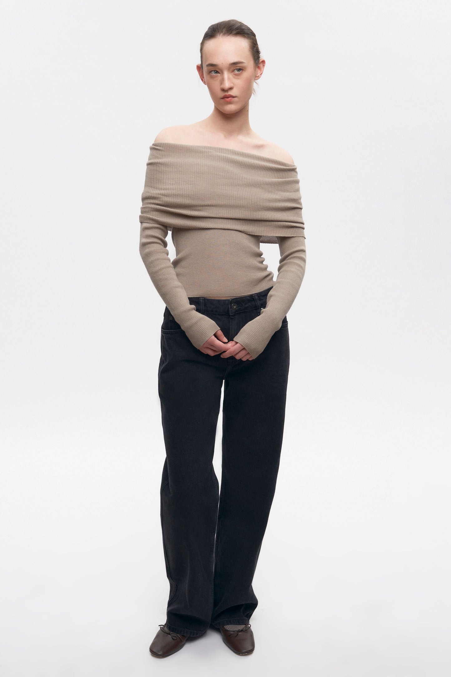 Women's Kornesh Longsleeve in Taupe