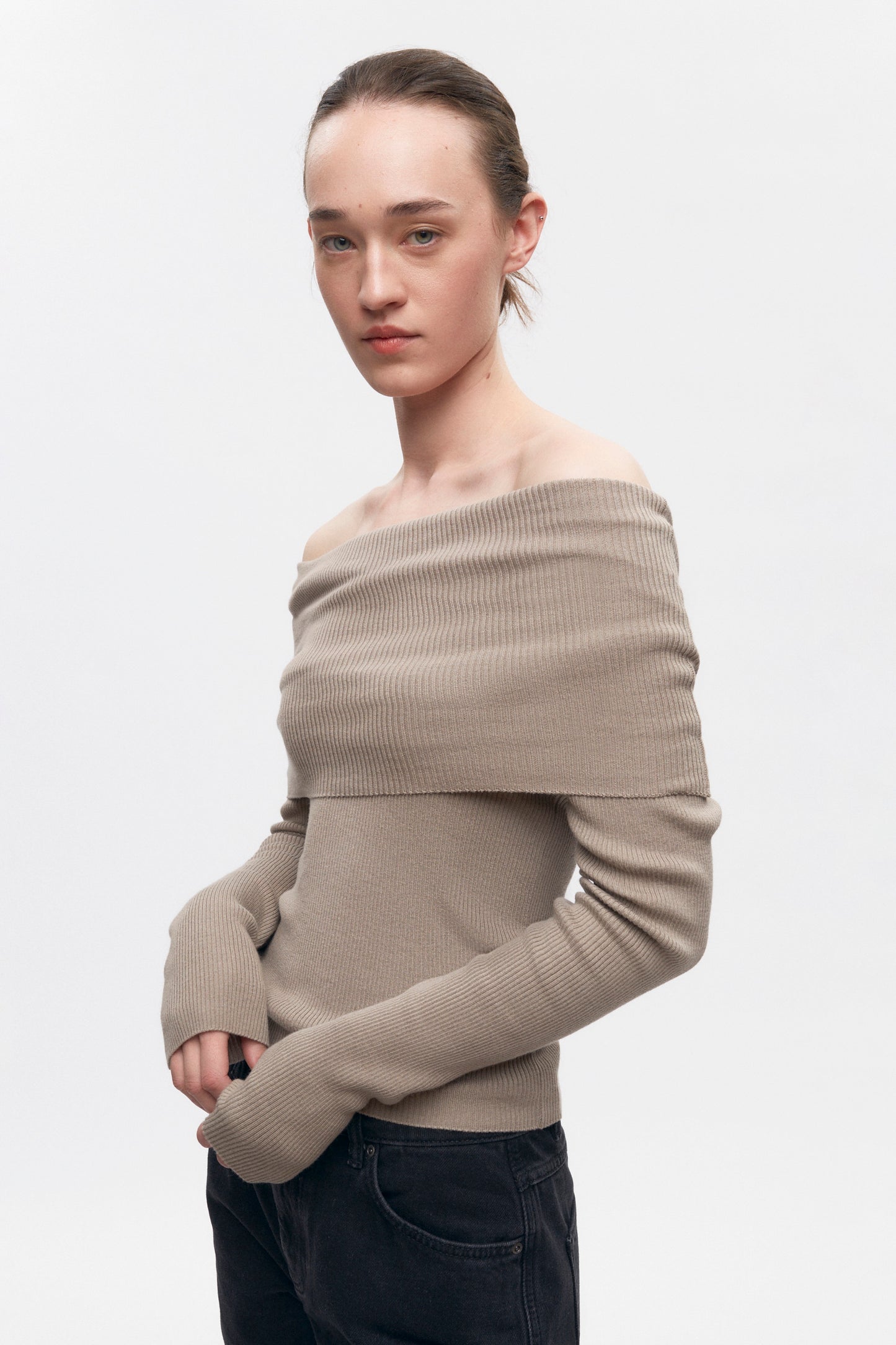 Women's Kornesh Longsleeve in Taupe