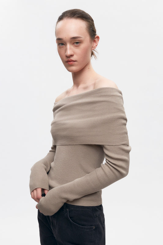Women's Kornesh Longsleeve in Taupe