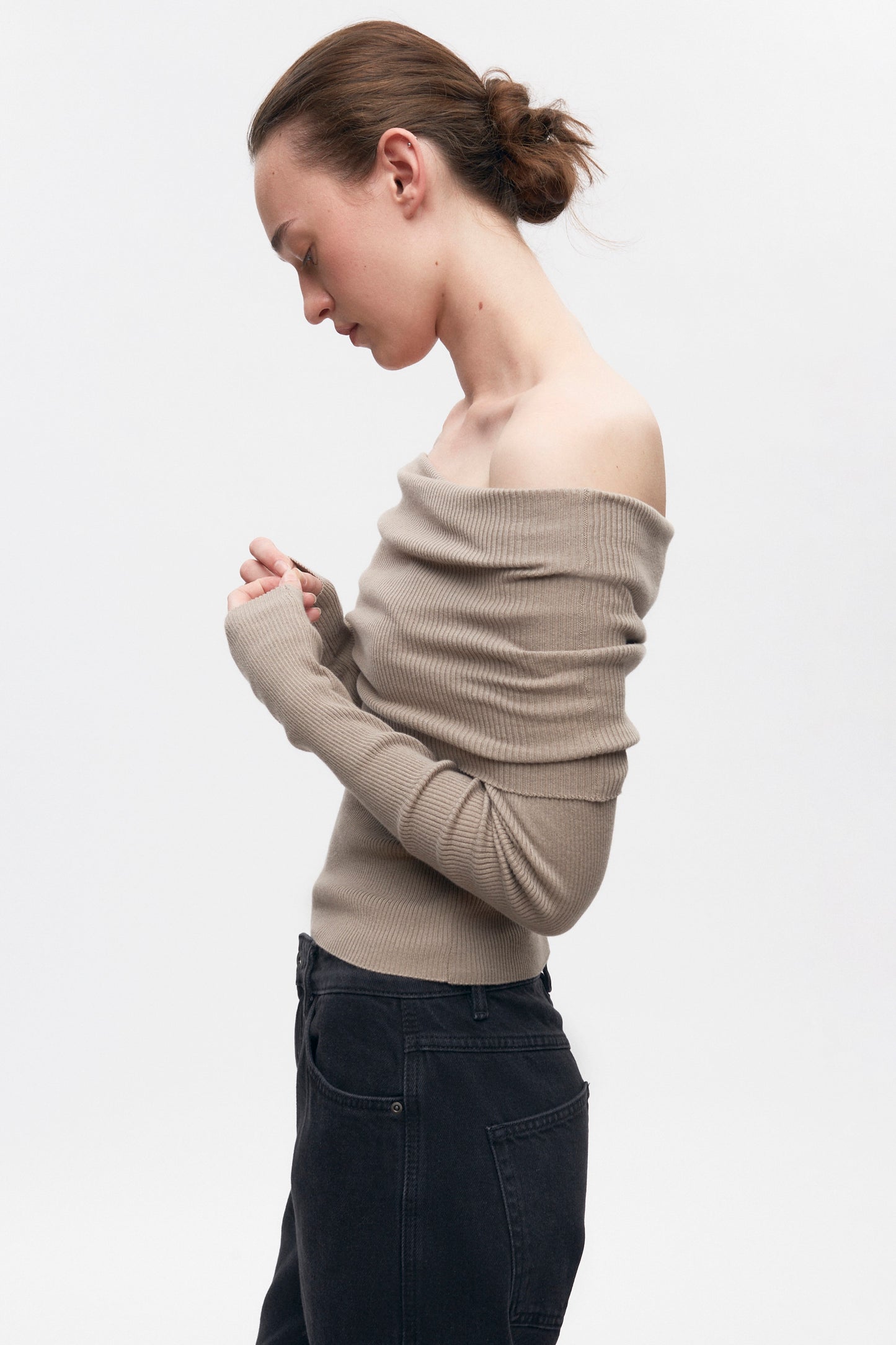 Women's Kornesh Longsleeve in Taupe