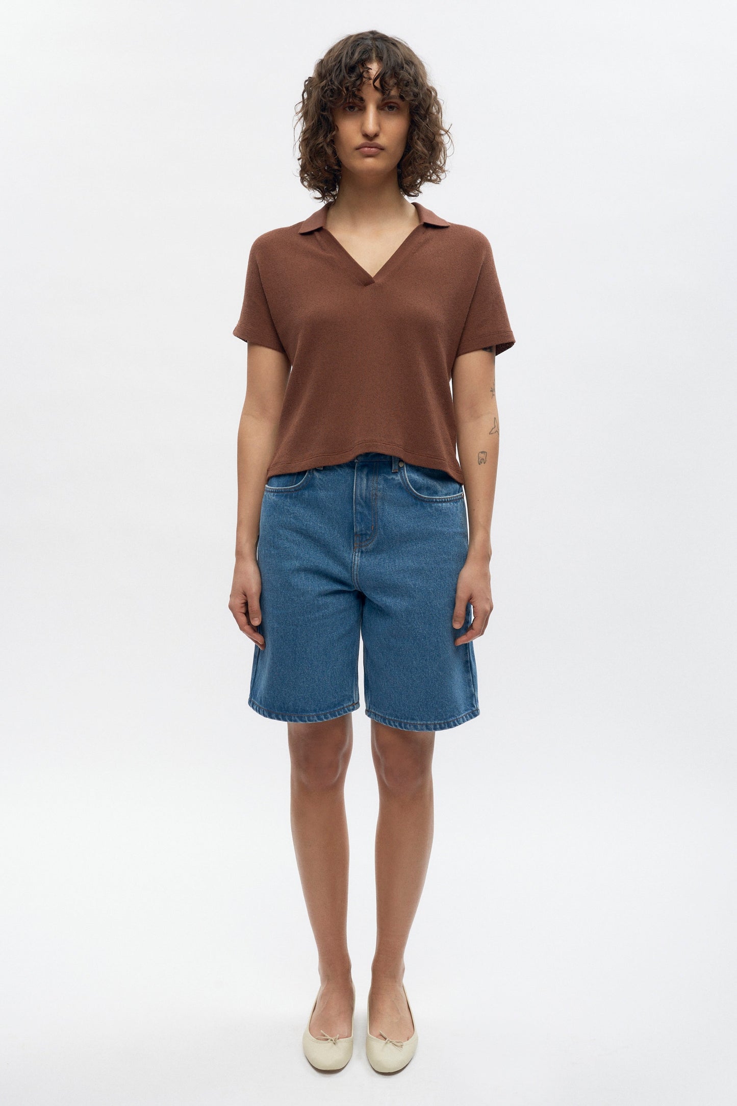 Women's Luxor Jersey Polo in Cappuccino