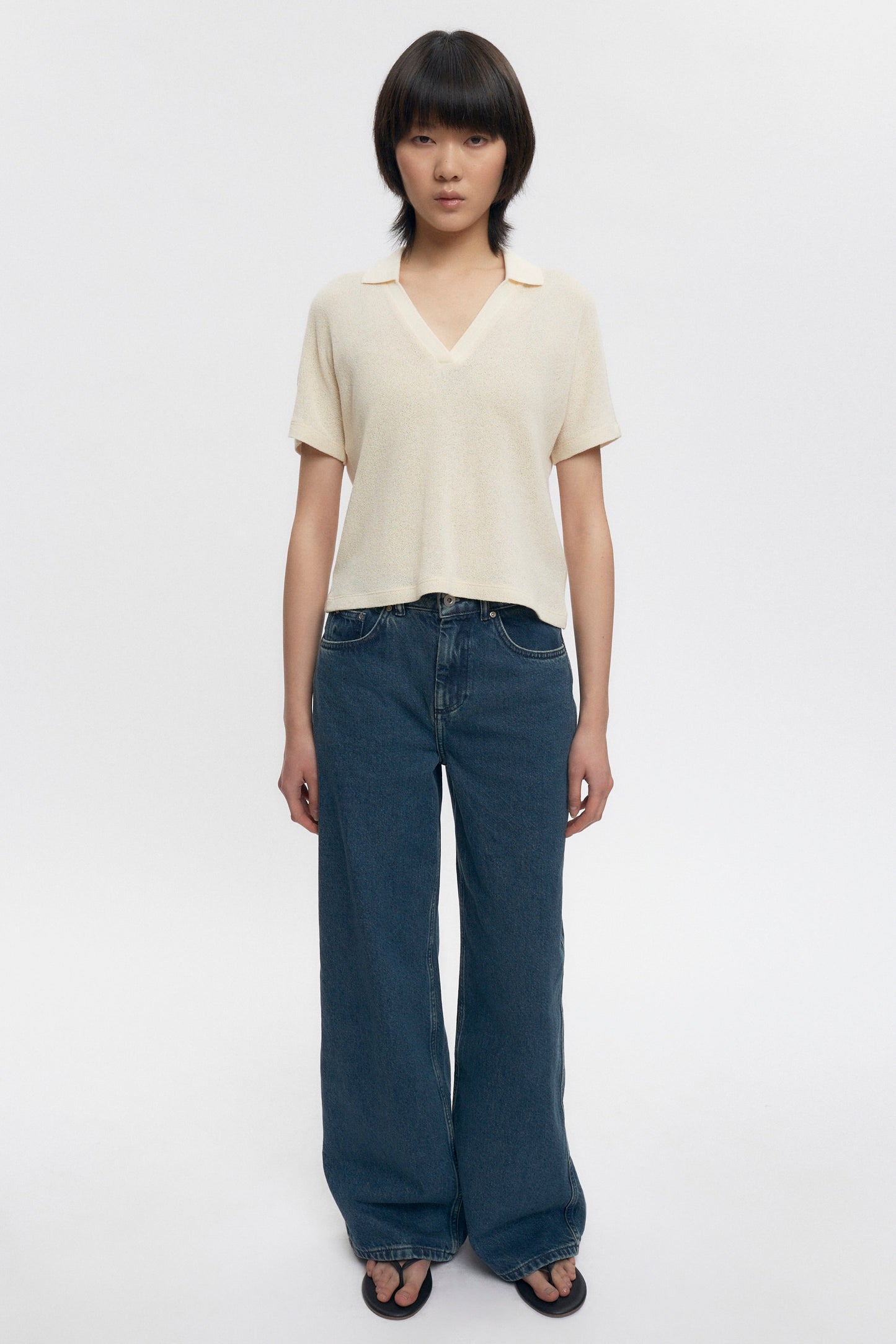 Women's Luxor Jersey Polo in Natural