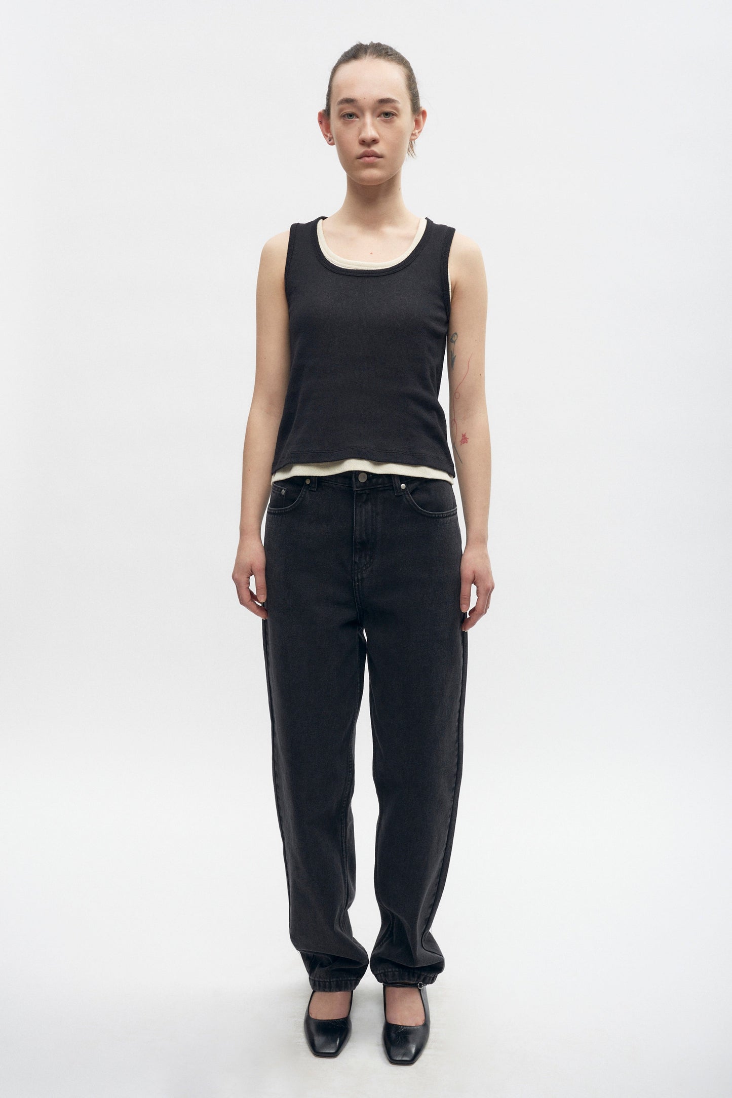 Women's Luxor Jersey Tank in Black