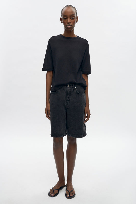 Women's Luxor Jersey Tee in Black