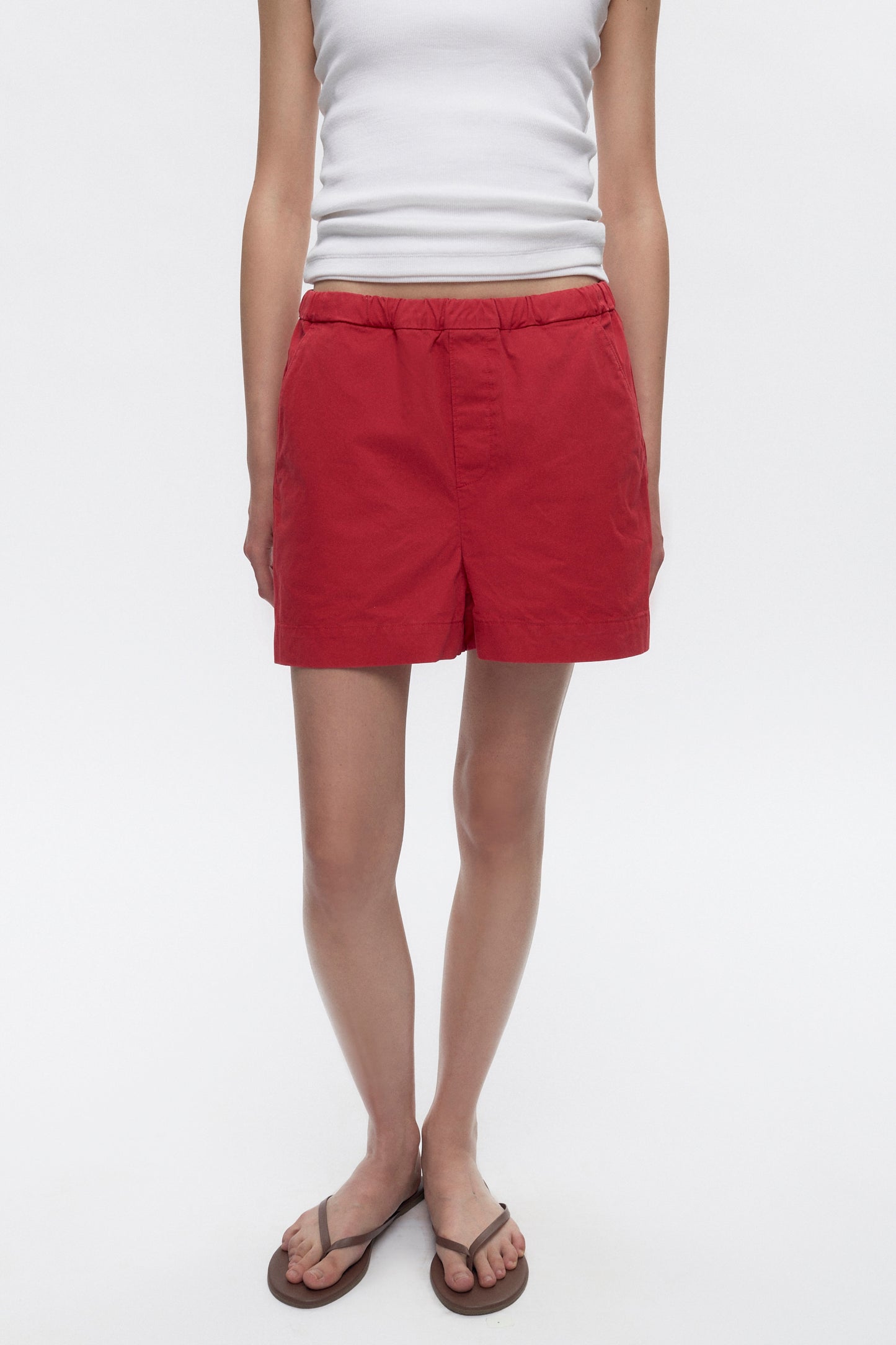 Women's Merire Pull On Shorts in Jester Red