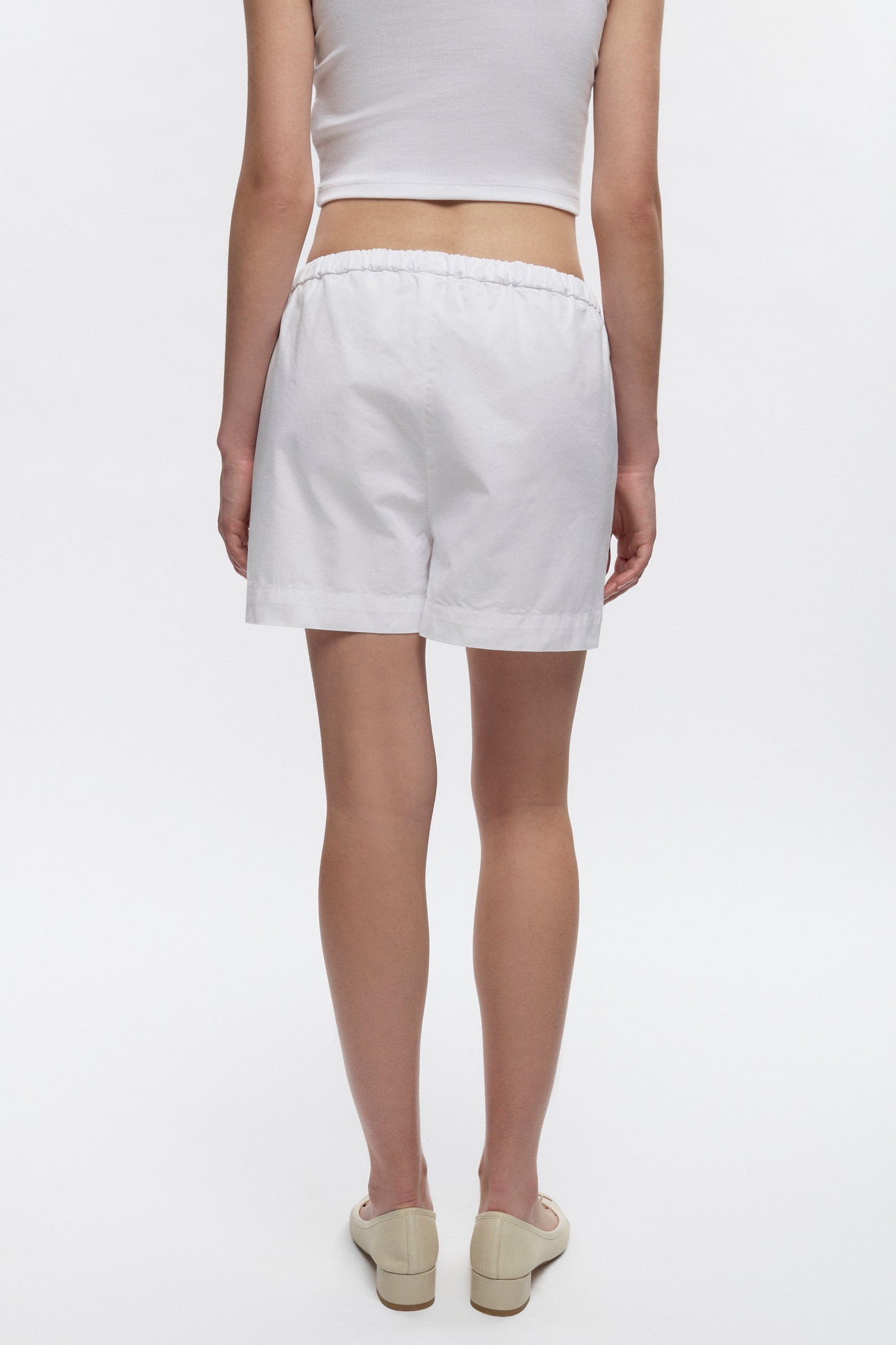 Women's Merire Pull On Shorts in White