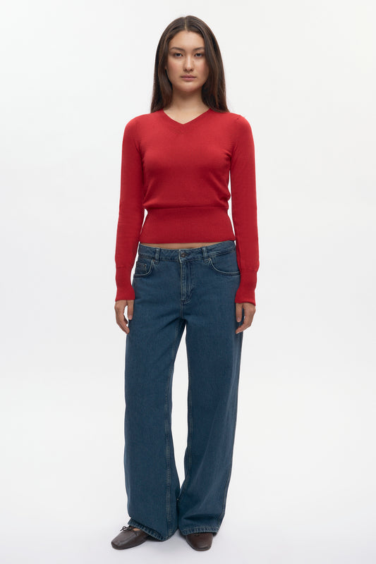 Women's Nahla Denim  in Mid Wash
