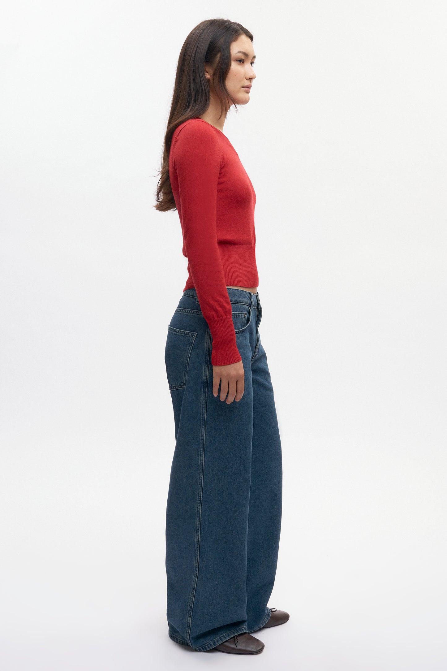 Women's Nahla Denim  in Mid Wash