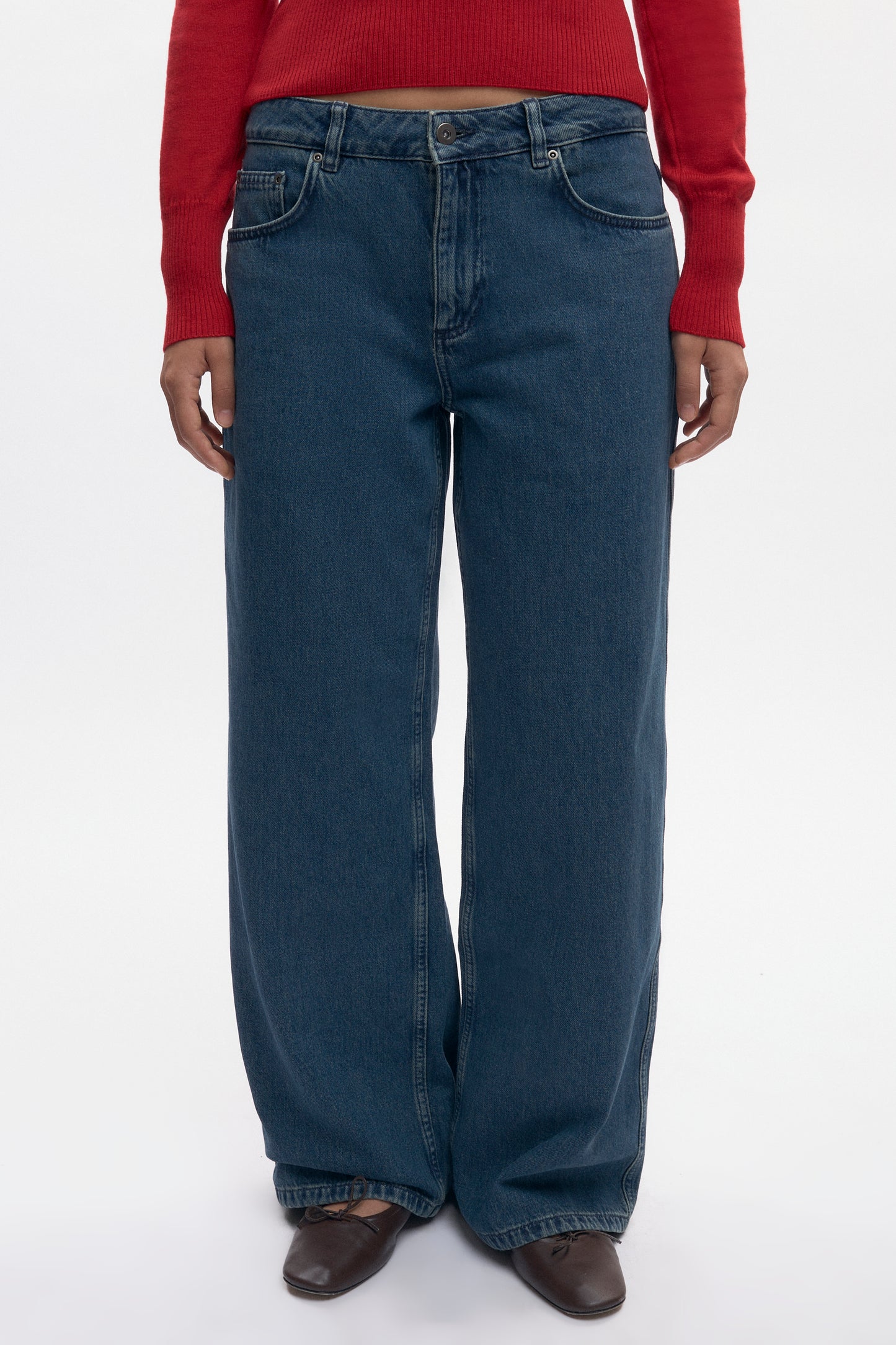 Women's Nahla Denim  in Mid Wash