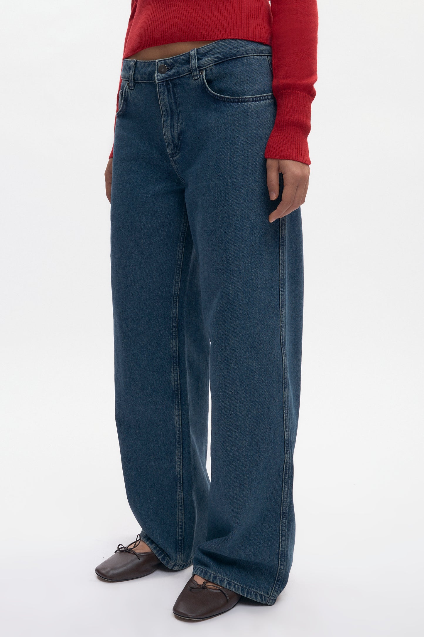 Women's Nahla Denim  in Mid Wash